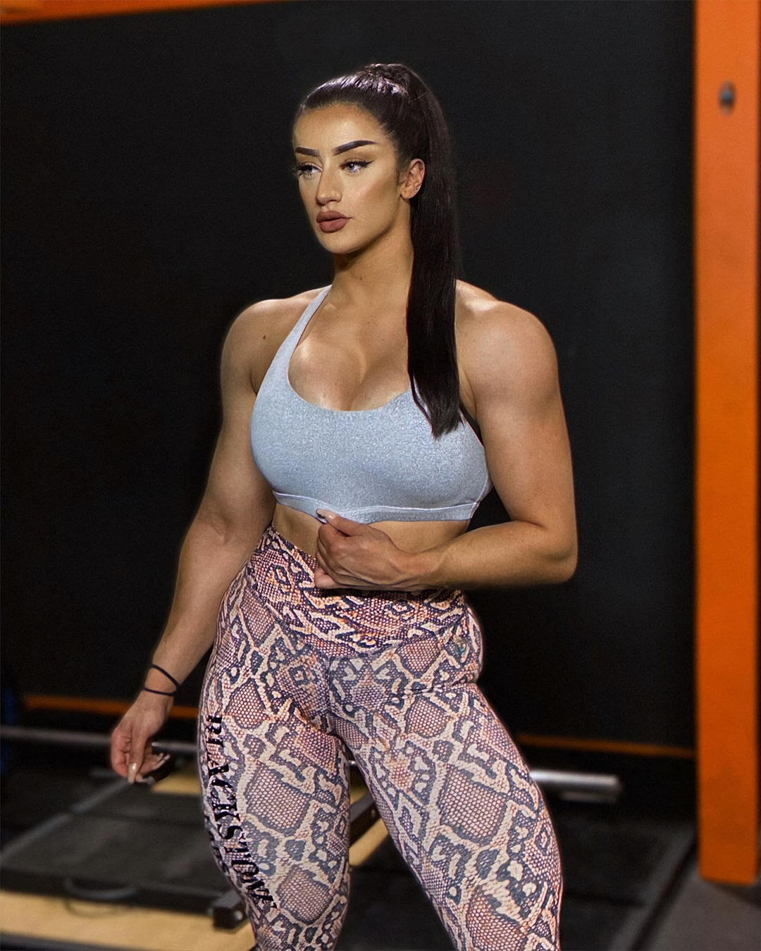 Kiki Vhyce (kikivhyce) - NSFW, Kiki Vhyce, Strong girl, Girls, The photo, Sports girls, Body-building, Bodybuilders, Longpost