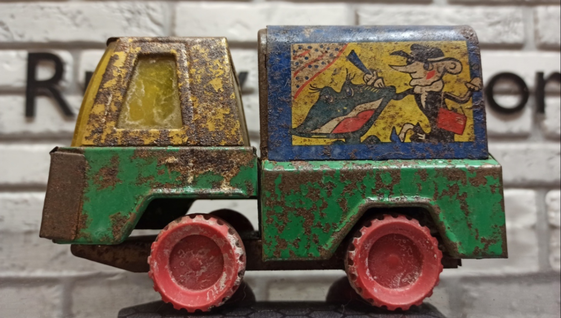 Was become | Restoration of toys USSR - My, the USSR, Made in USSR, Old toys, Toys, Past, It Was-It Was, Restoration, Recovery, , Repair, Retro, Car, Toy car, Longpost