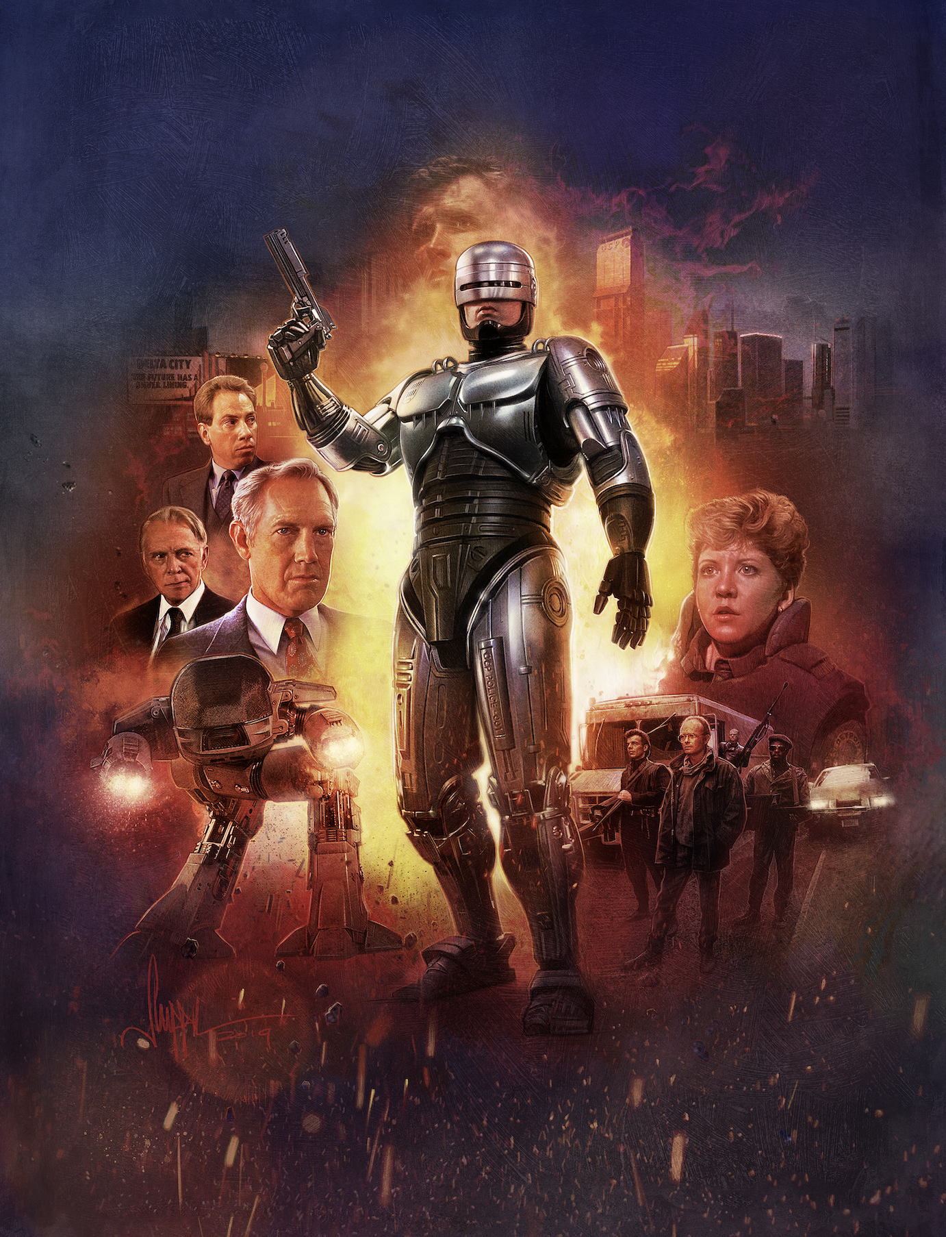 Robocop movie posters - Poster, Movies, Robocop, Robocop 2, Longpost