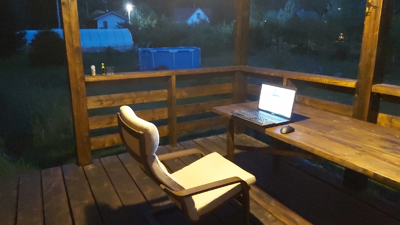 Another dream come true - My, Dream, Dacha, Remote work, First post, Longpost