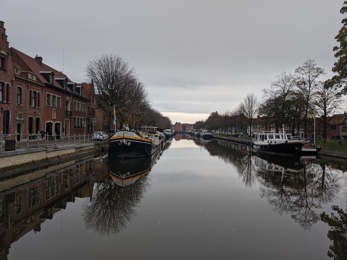 A bit of morning Bruges - My, Bruges, Channel, Town, Longpost