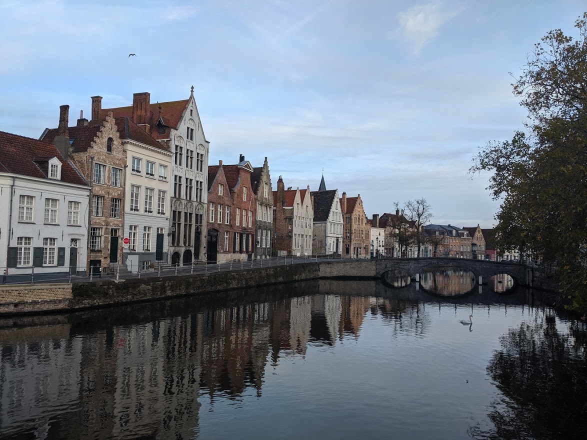 A bit of morning Bruges - My, Bruges, Channel, Town, Longpost