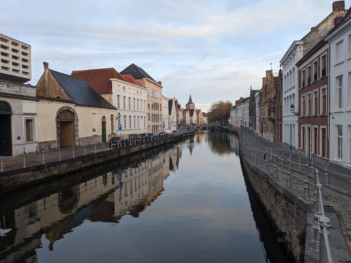 A bit of morning Bruges - My, Bruges, Channel, Town, Longpost