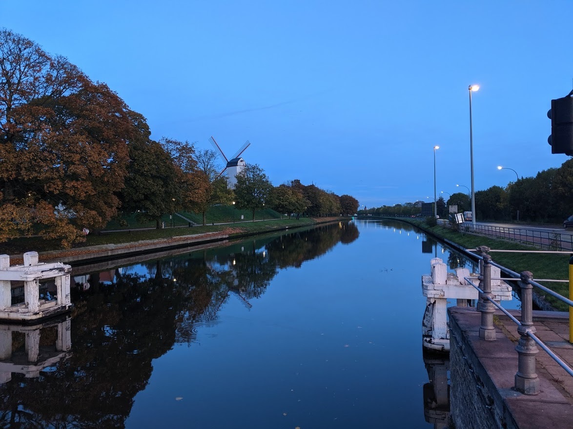 A bit of morning Bruges - My, Bruges, Channel, Town, Longpost