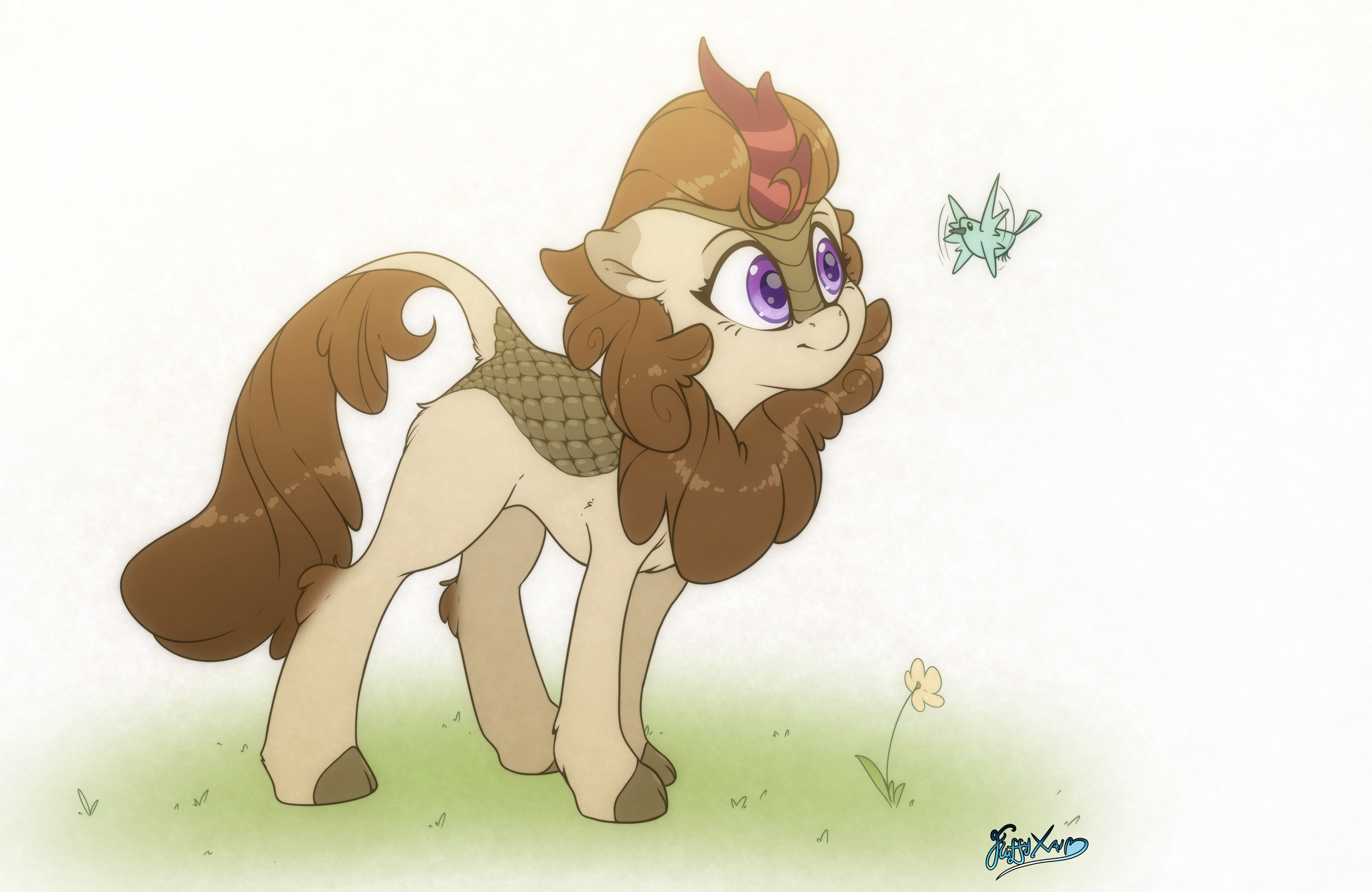 Любопытный кирин любопытен - My Little Pony, Original Character, MLP Kirin, Fluffyxai