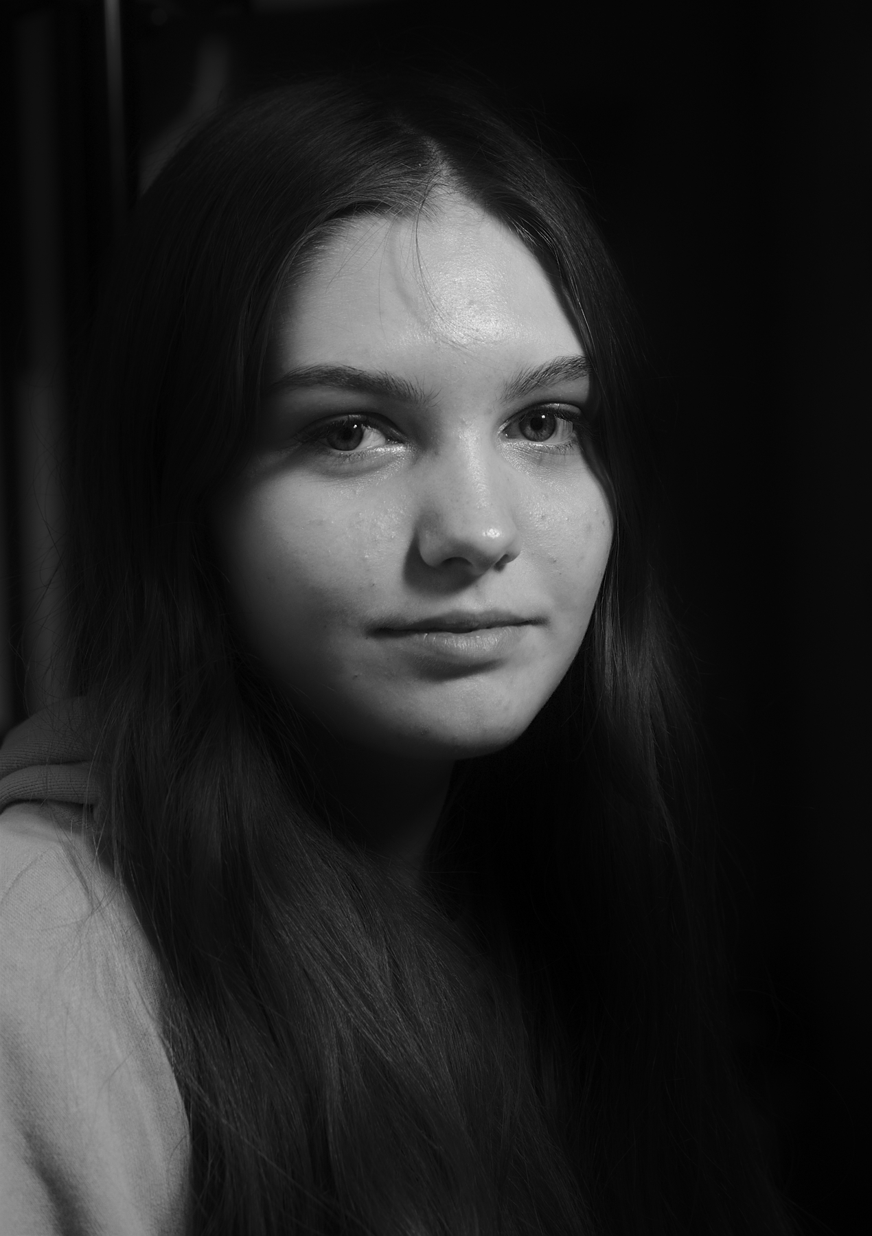 Youth - The photo, Portrait, Black and white