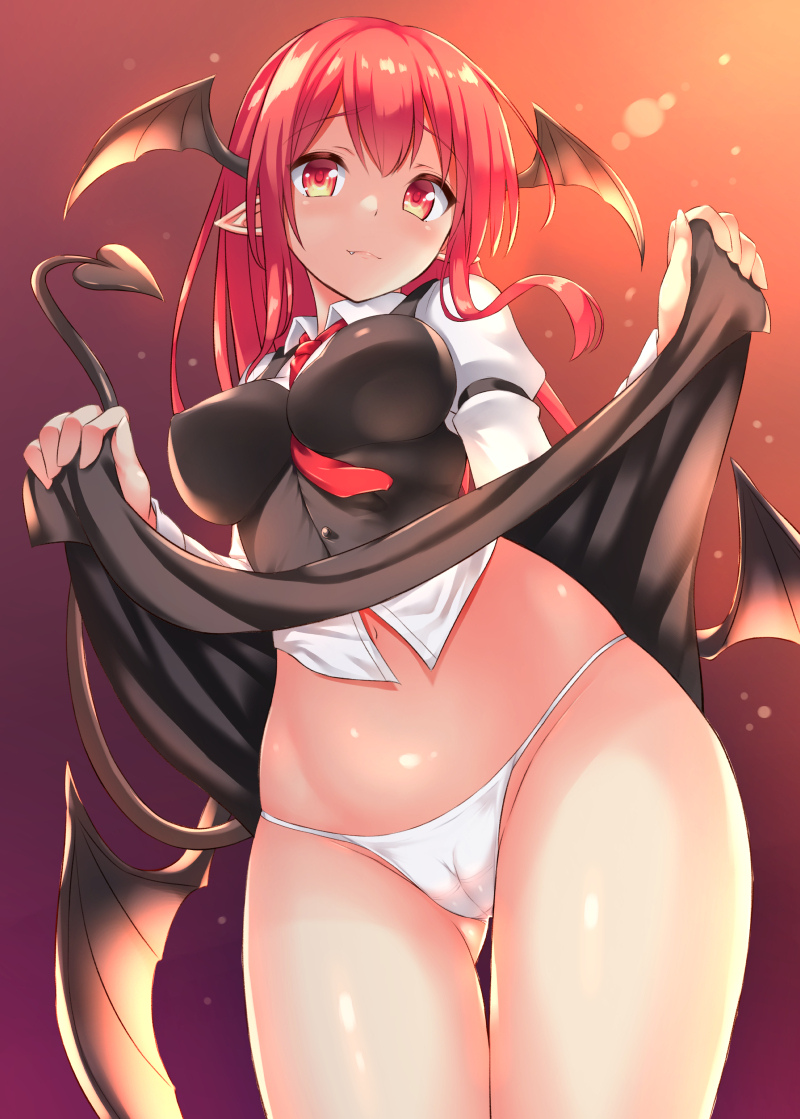 Koakuma - NSFW, Touhou, Koakuma, Anime art, Anime, Tokyo yamane, Pantsu, Hand-drawn erotica, Erotic