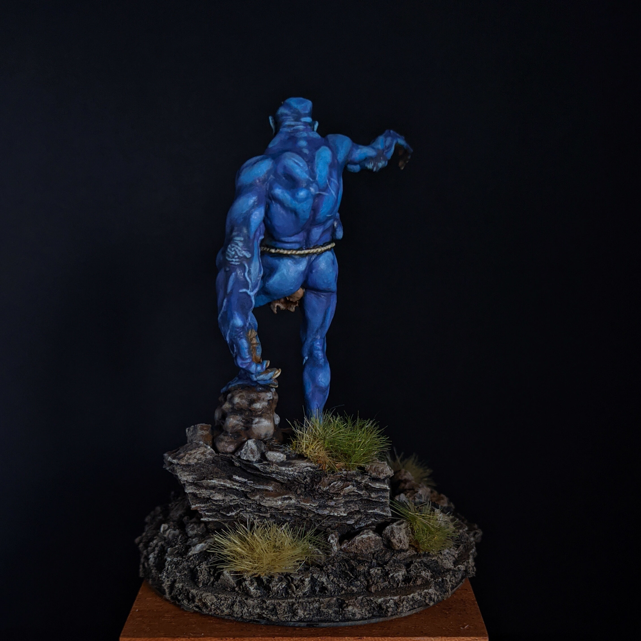 Quickly paint the demon 54mm - My, Board games, Painting miniatures, Miniature, Desktop wargame, Demon, Longpost