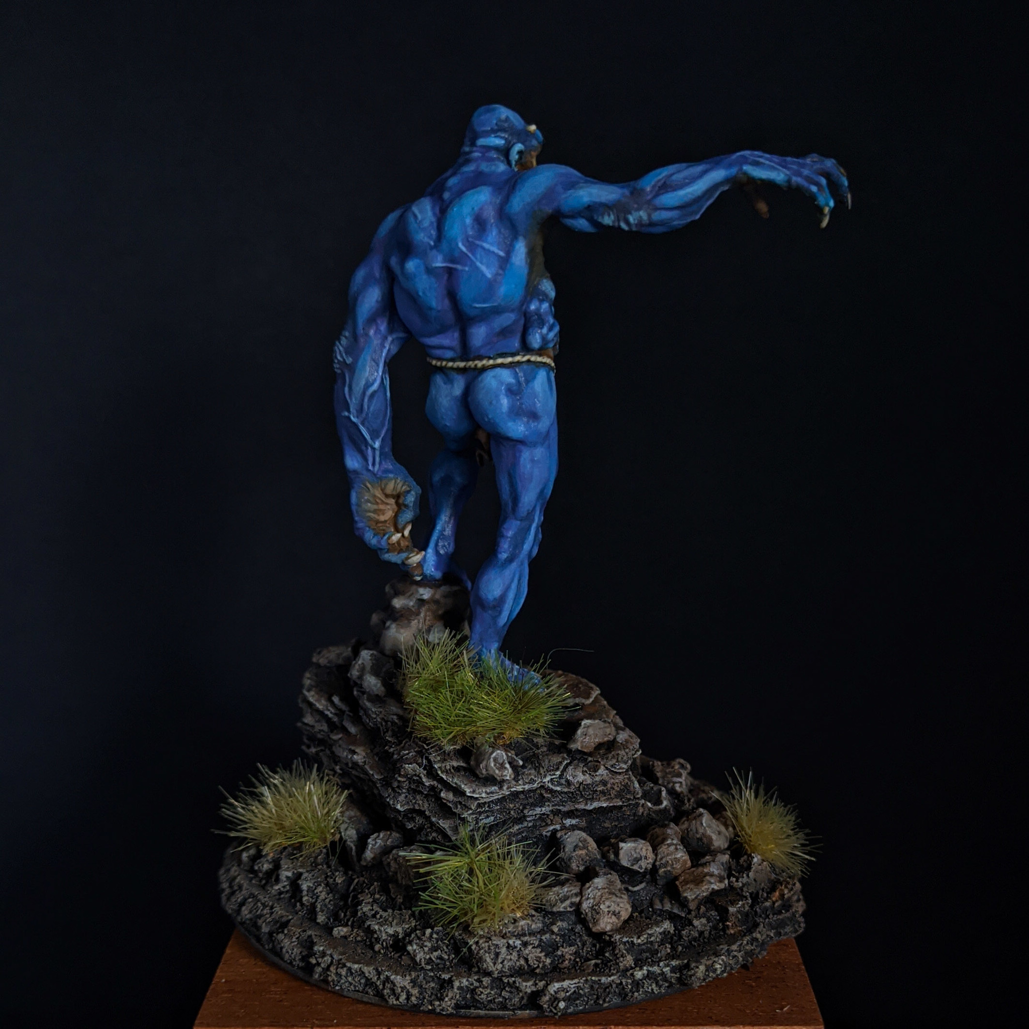 Quickly paint the demon 54mm - My, Board games, Painting miniatures, Miniature, Desktop wargame, Demon, Longpost