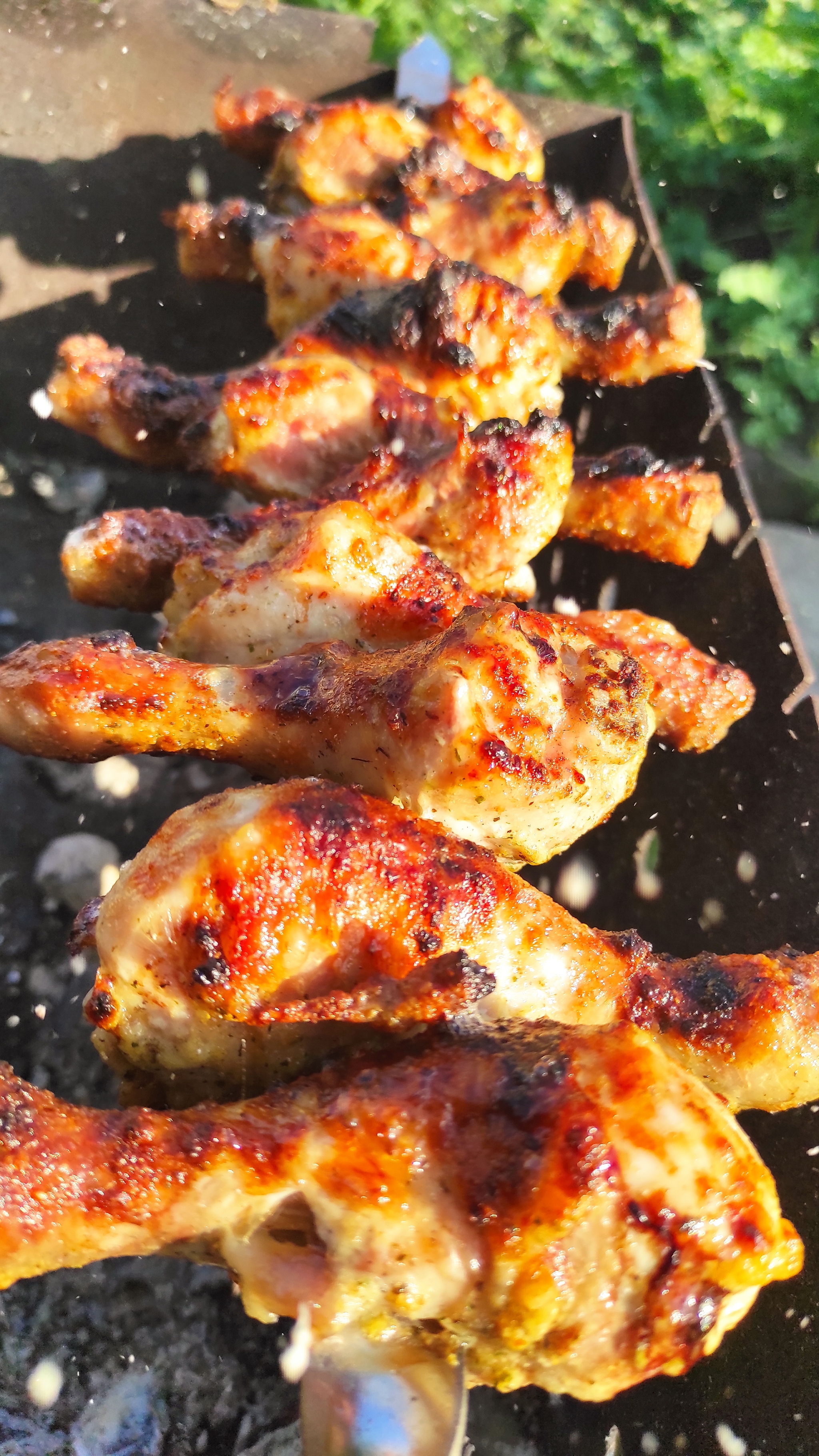 Simply chicken thighs - Brazier, Grilled chicken, Grill, Recipe, Video, Longpost