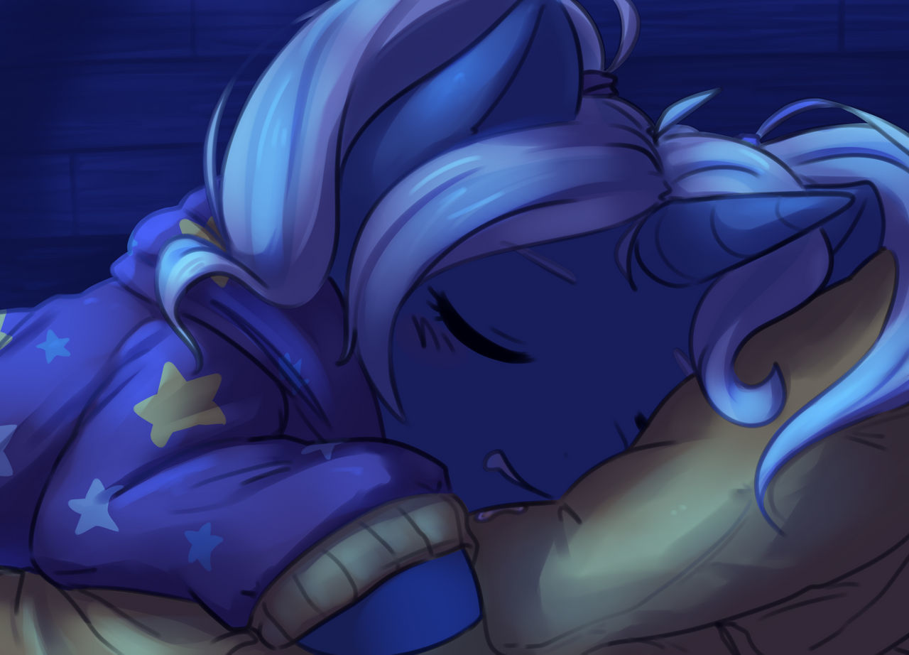 Dream great - My little pony, Art, Fan art, PonyArt, Trixie, Aquoquoo