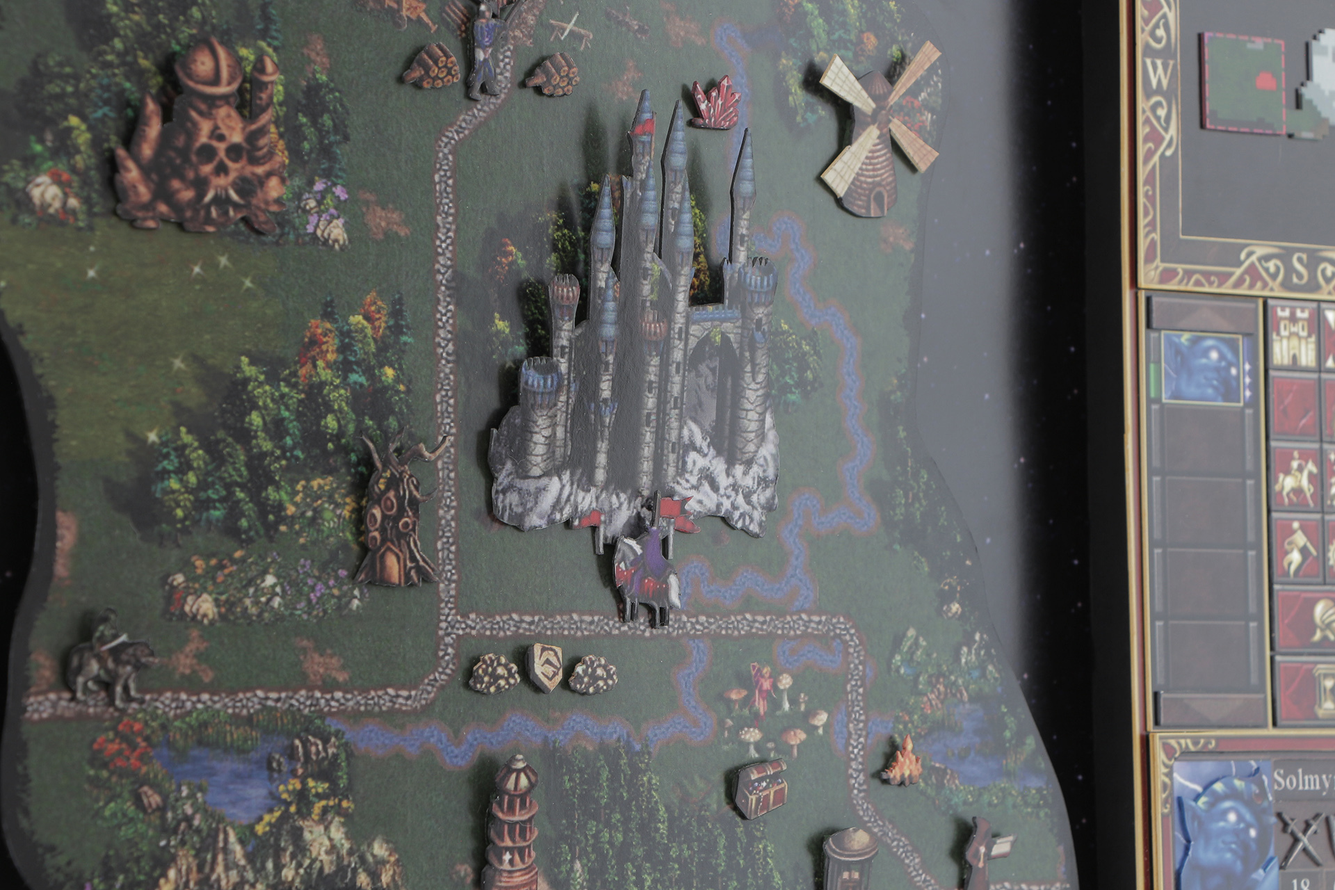 Heroes of Might and Magic III - My, Diorama, Games, With your own hands, Nostalgia, Old school, Герои меча и магии, Longpost