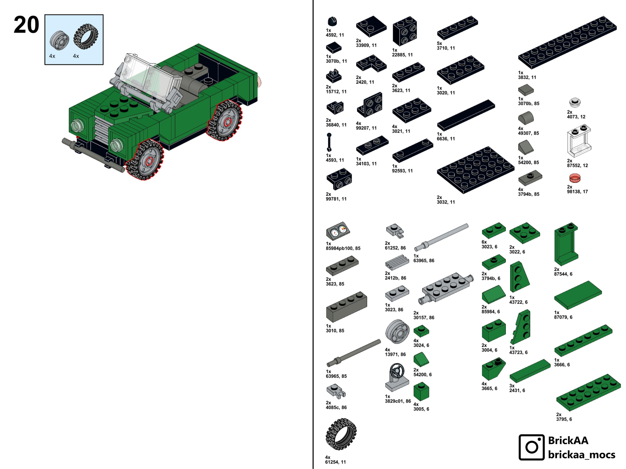 LEGO Land Rover (инструкция) | Пикабу