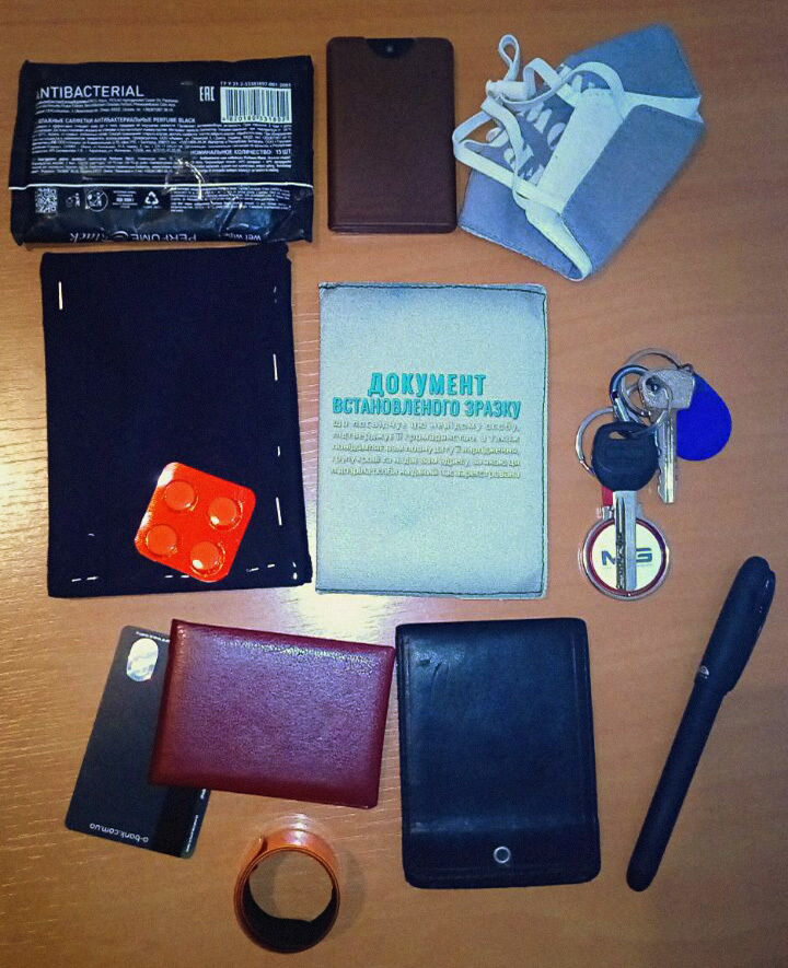 Reply to the post What do boys carry in their purses? - My, Contents, Reply to post, Сумка