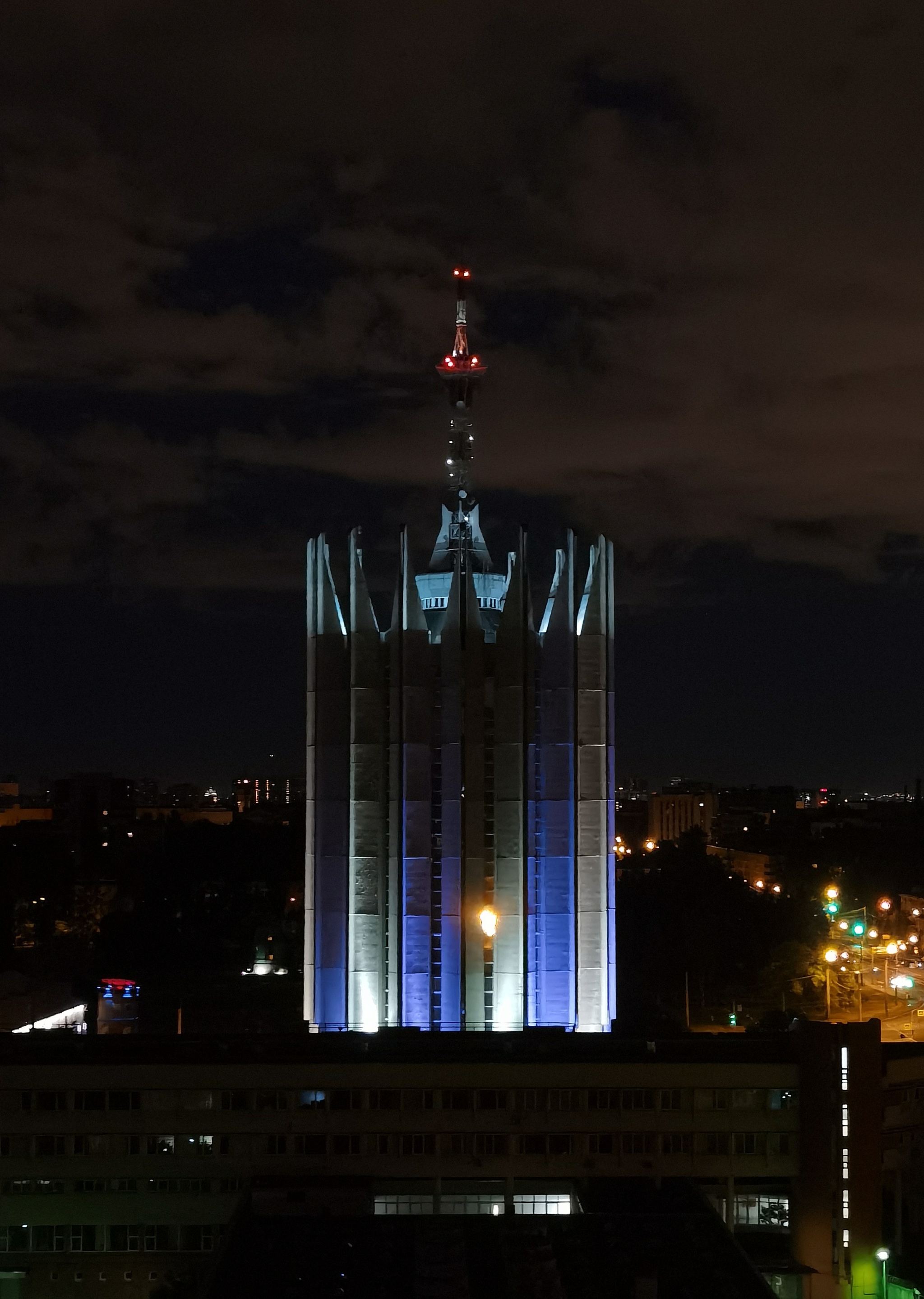 Central Research Institute of Robotics and Technical Cybernetics - My, The photo, Night, Saint Petersburg, Longpost