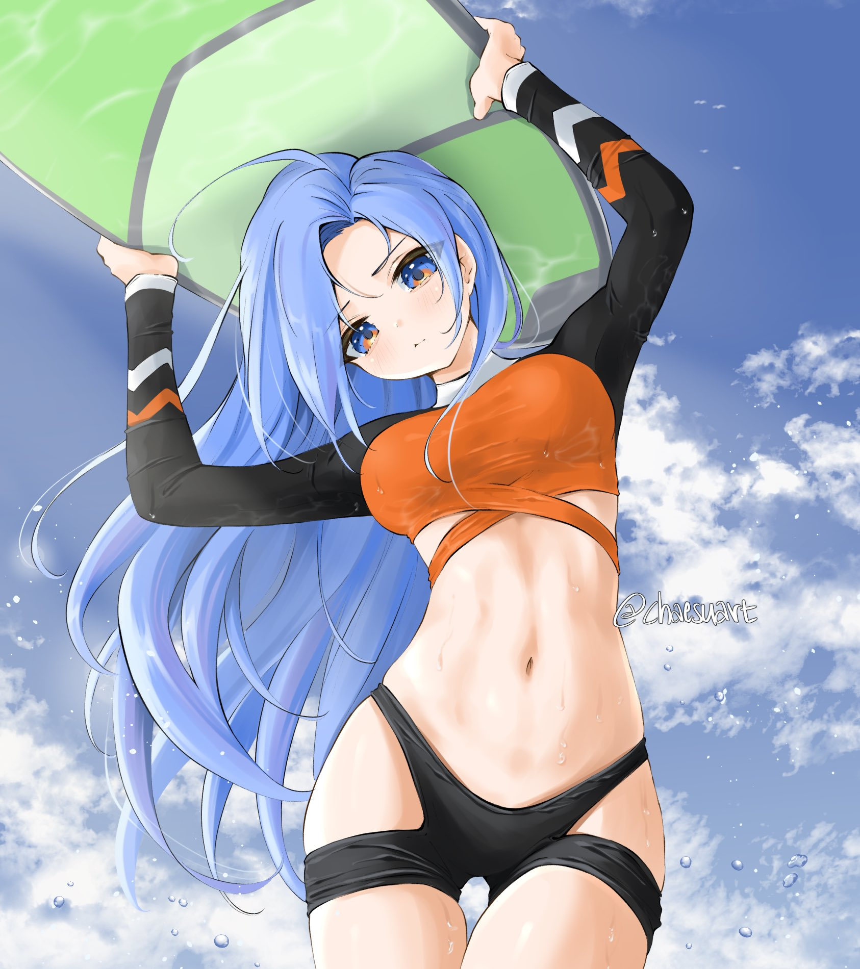 Mine surfer - NSFW, Anime, Anime art, Anime original, Chaesu