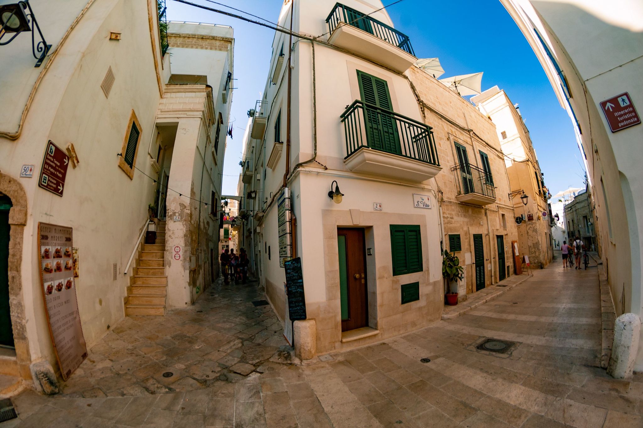 City of Monopoli, Puglia (southeast Italy, heel) this summer. fisheye lens - My, Italy, Sea, Longpost, Fish Eye