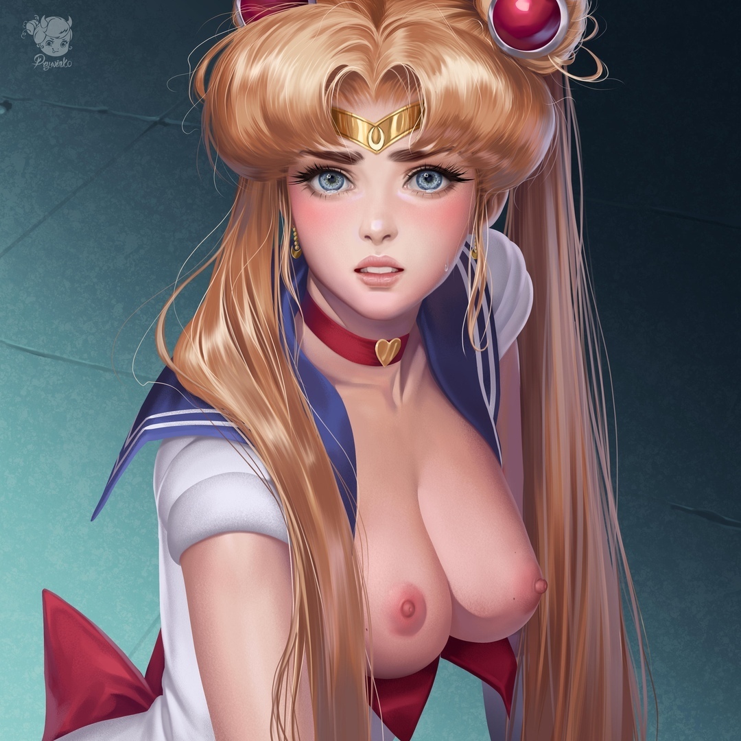 Сейлормун - NSFW, Эротика, Арт, Sailor Moon, Сиськи, Аниме, Anime Art, Sailormoonredraw, Prywinko