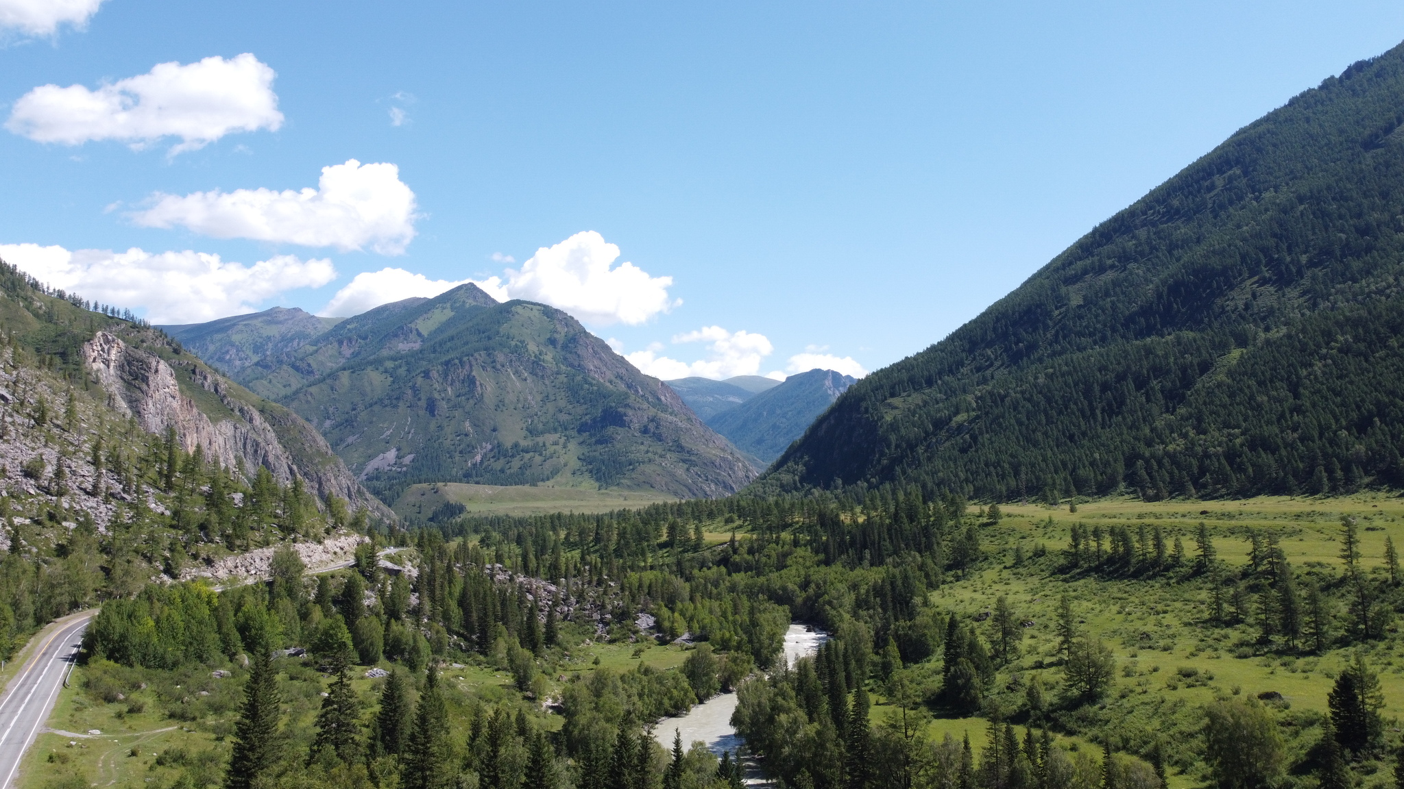 From Biysk to Kosh-Agach along the Chuysky tract - My, Road trip, The mountains, Altai, Nature, Quadcopter, River, Russia, Longpost, Altai Republic