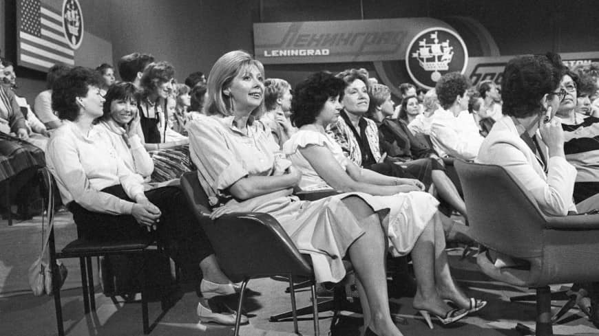 Teleconference between Leningrad and Boston Women talk to women 1986 - the USSR, USA, Leningrad, Boston, Telethon, 1986, Longpost