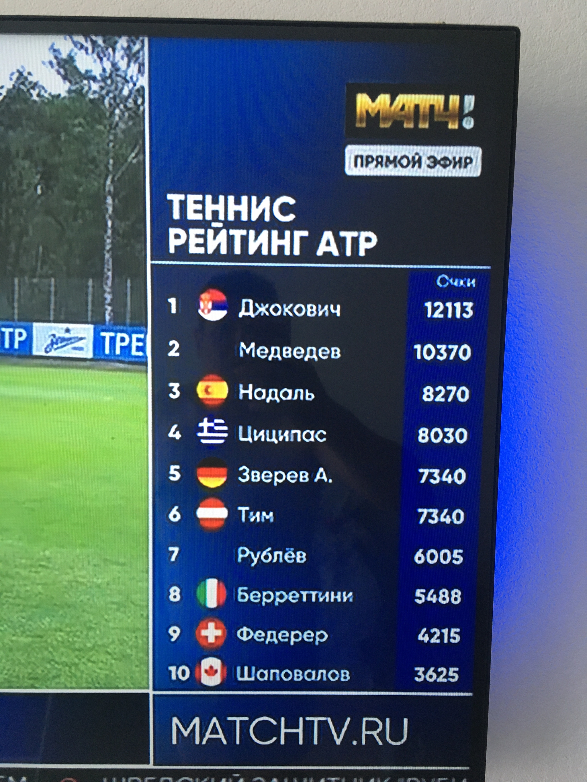 Match TV… Is it a Russian TV channel? - Sport, Match TV, Negative, Burnt