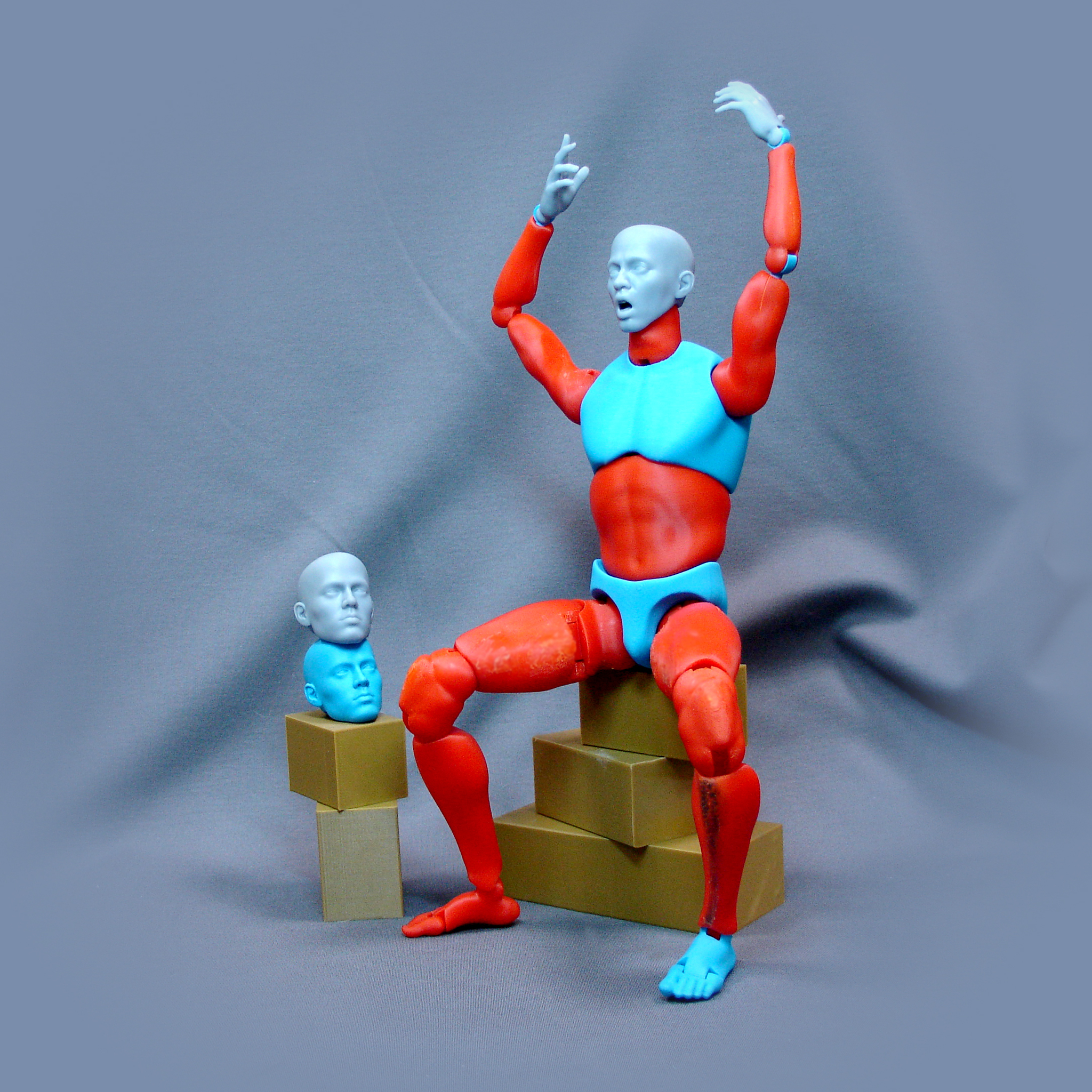 Teloid - My, Doll, Jointed doll, 3D, 3D modeling, 3D печать, 3D printer, Zbrush, Longpost