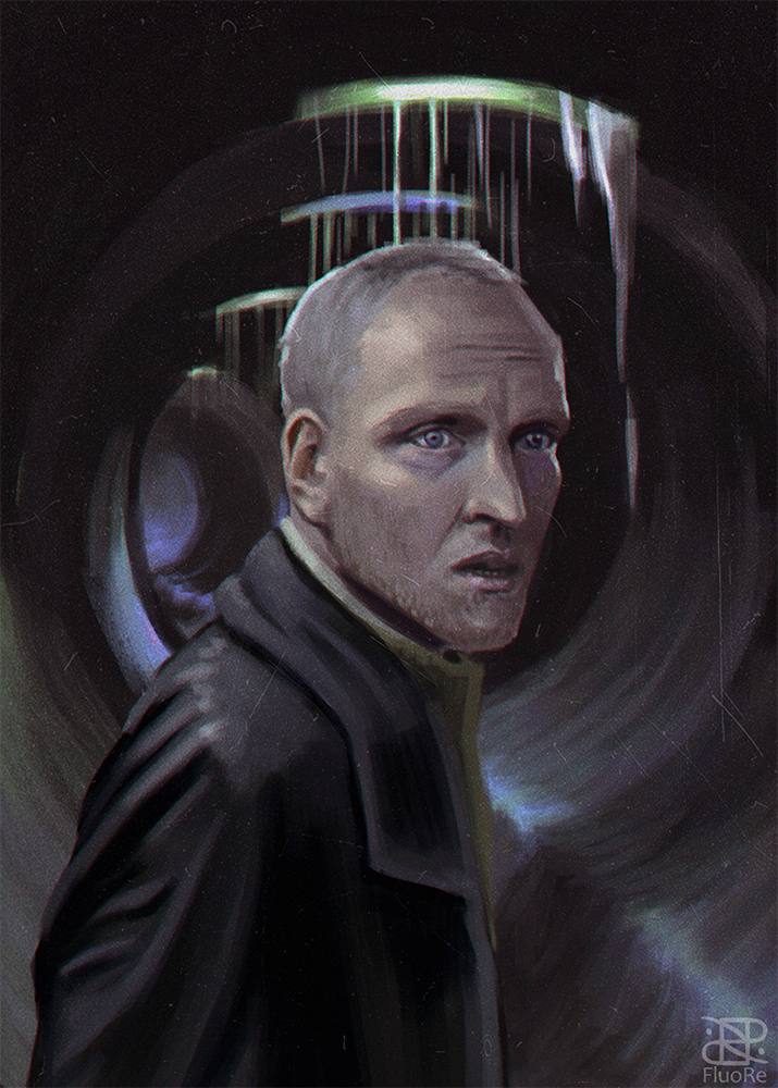 Stalker - My, Art, Digital drawing, Stalker, Movies, Fan art, Alexander Kaidanovsky