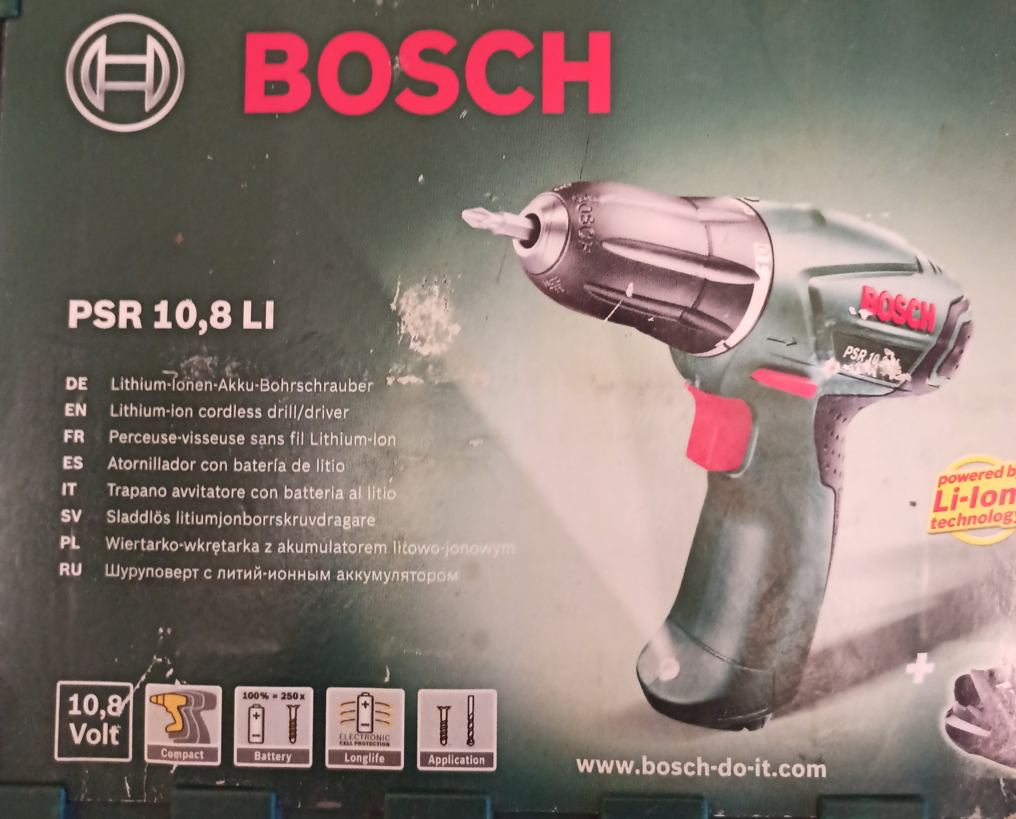 Аккумулятор для ш/в Bosch PSR 10,8 Li - Моё, Инструменты, Литий-Ионные аккумуляторы, Сообщество ремонтеров