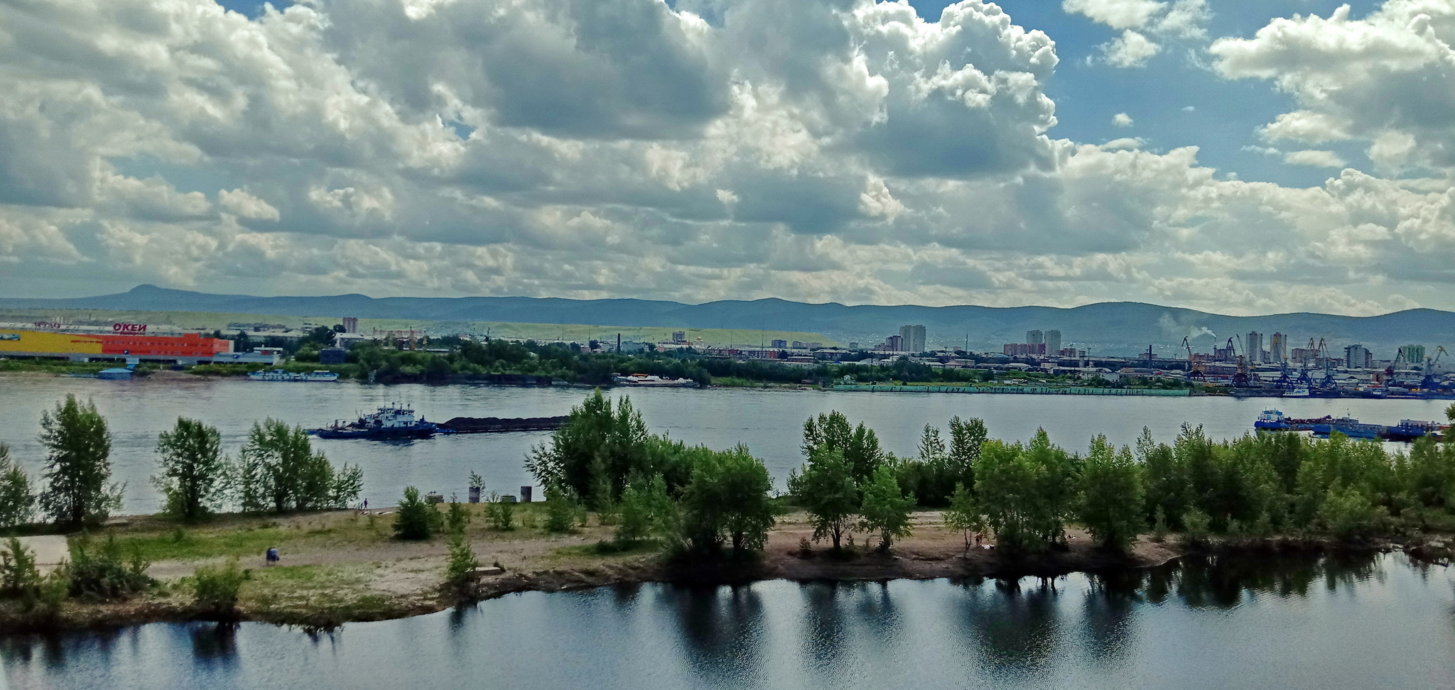 Фото реки Енисей в Екатеринбурге срисовка