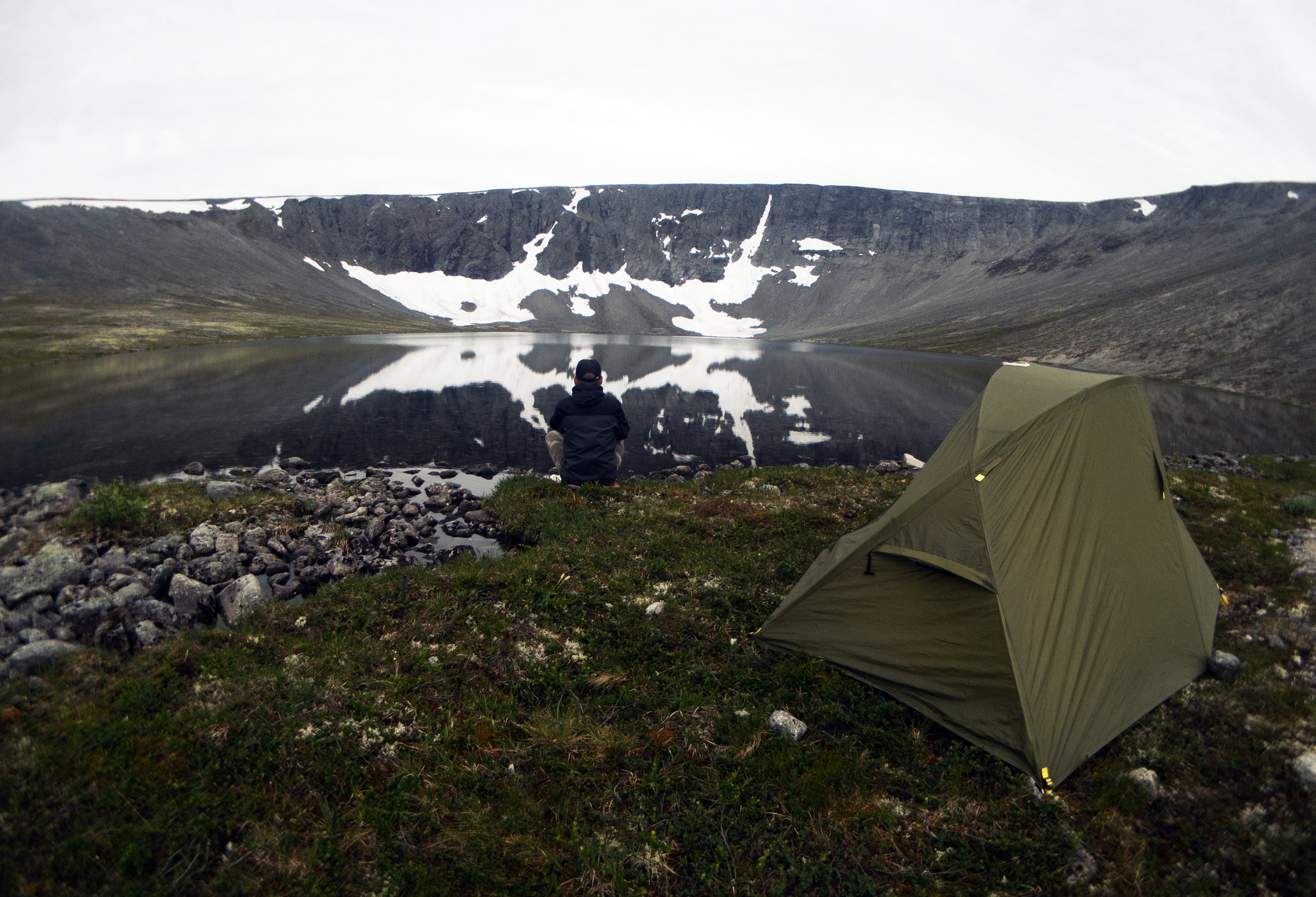 Academic alpine lake. Khibiny - My, The mountains, Khibiny, Mountain Lake, Kola Peninsula, Travels, Murmansk region, Kirovsk