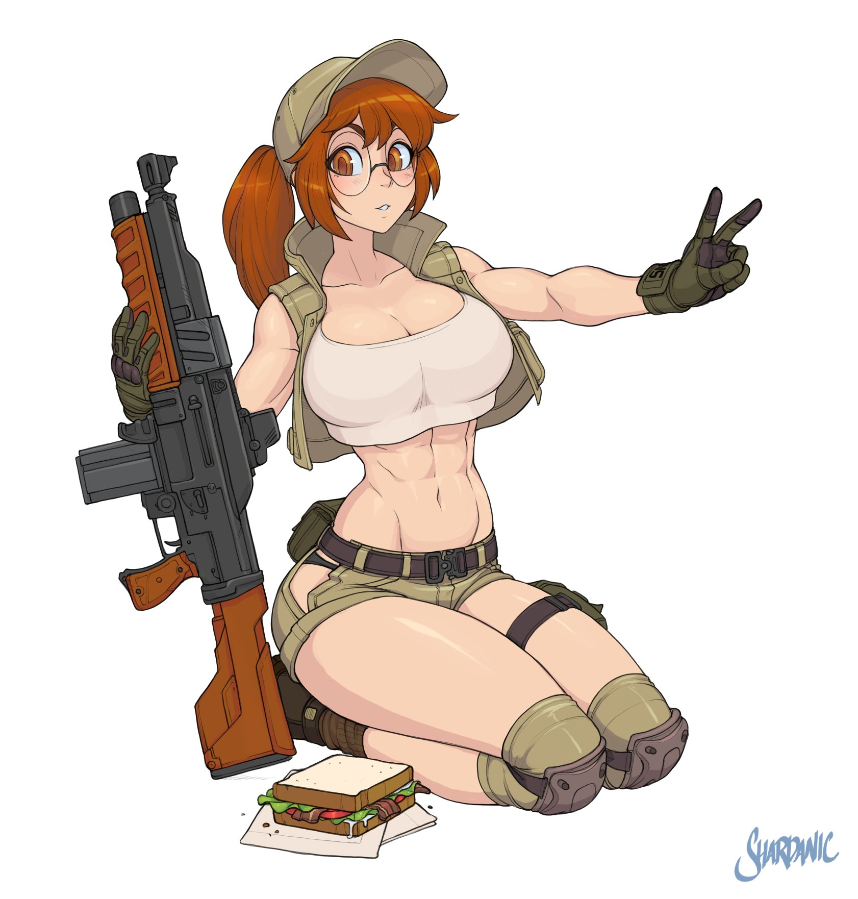 Fio - Strong girl, Art, Muscleart, Fio germi, Girls, Metal Slug, Games, Shardanic