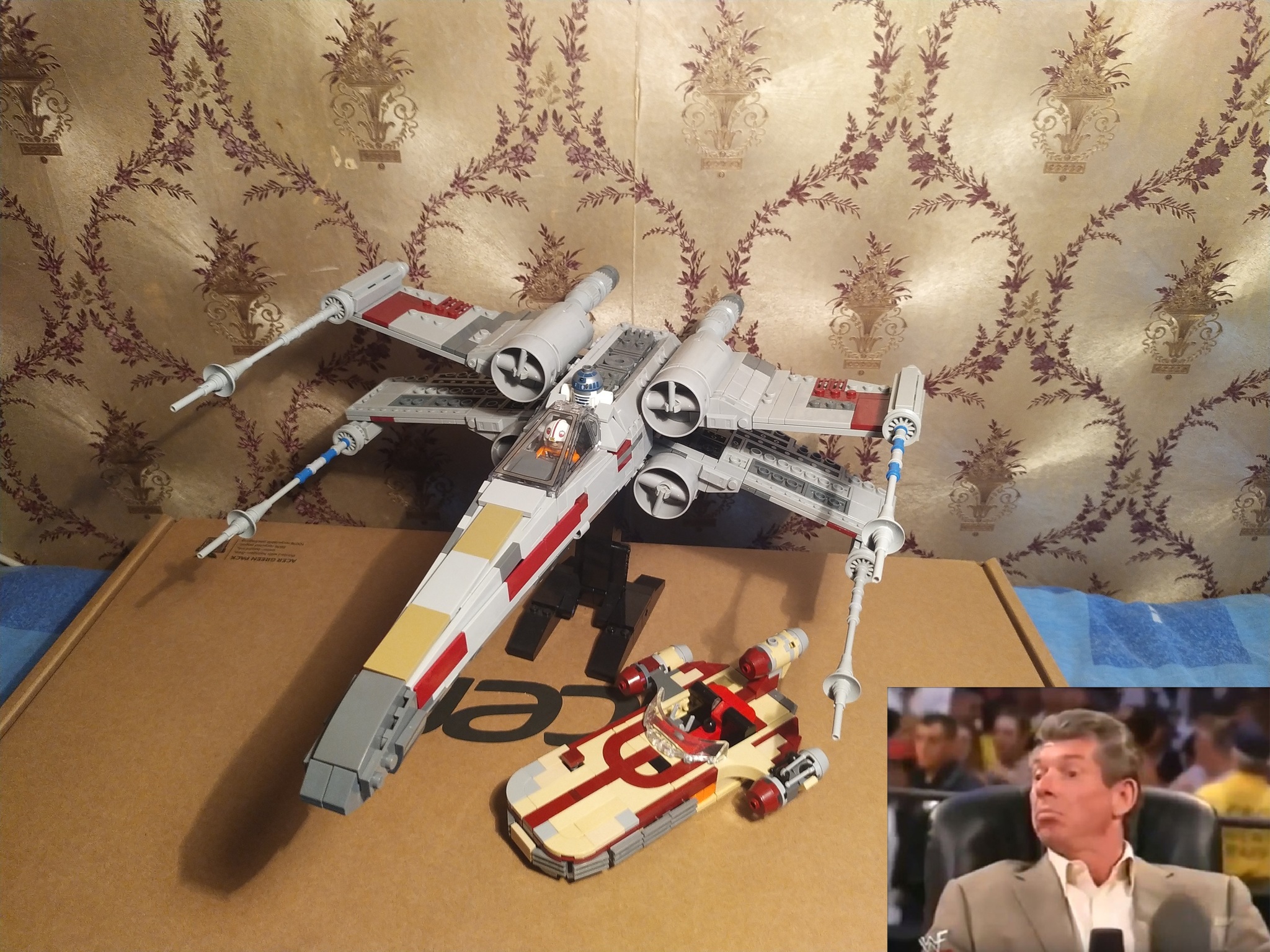 When dreams do not just become reality, but are embodied in the best possible way - My, Lego, Star Wars, TIE Fighter, t-65 X-Wing, Hobby, Moc, China, , , Bionicle, Longpost