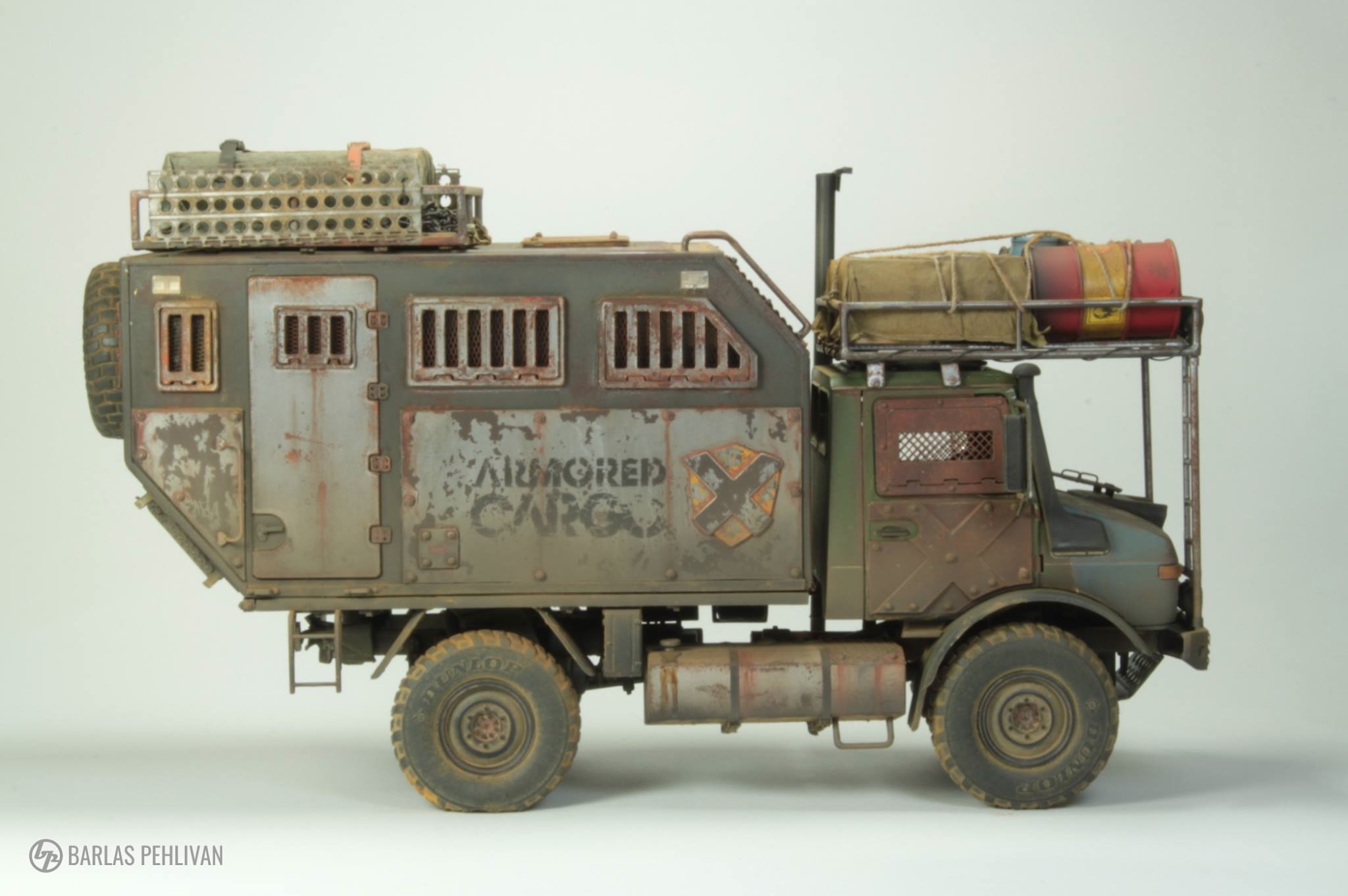 Post apocalyptic Unimog - Post apocalypse, Stand modeling, Creation, Modeling, Auto, Mercedes-Benz Unimog, Unimog, Longpost