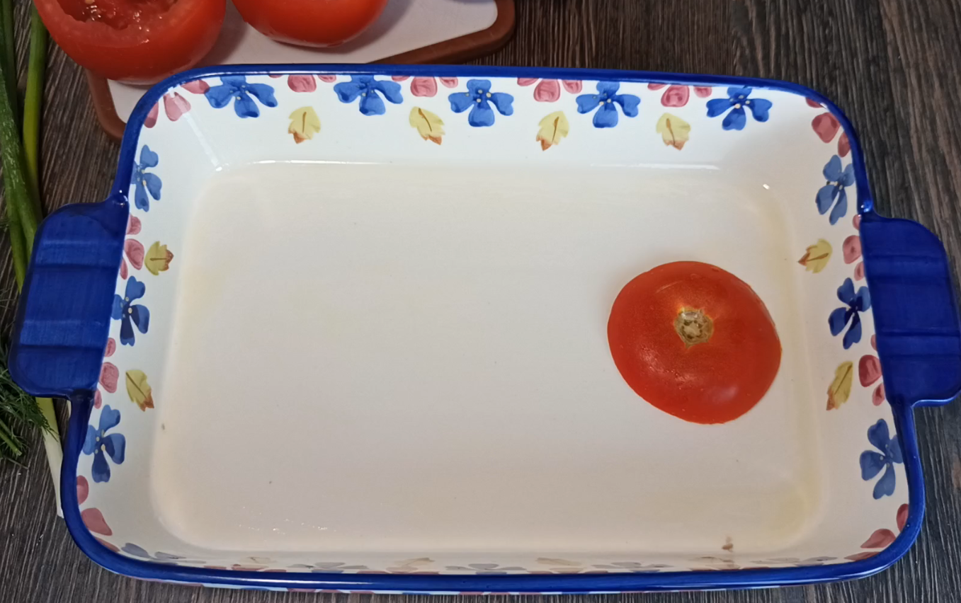 Quick and tasty breakfast. - My, Breakfast, Eggs, Tomatoes, Cheese, Video recipe, Video, Longpost