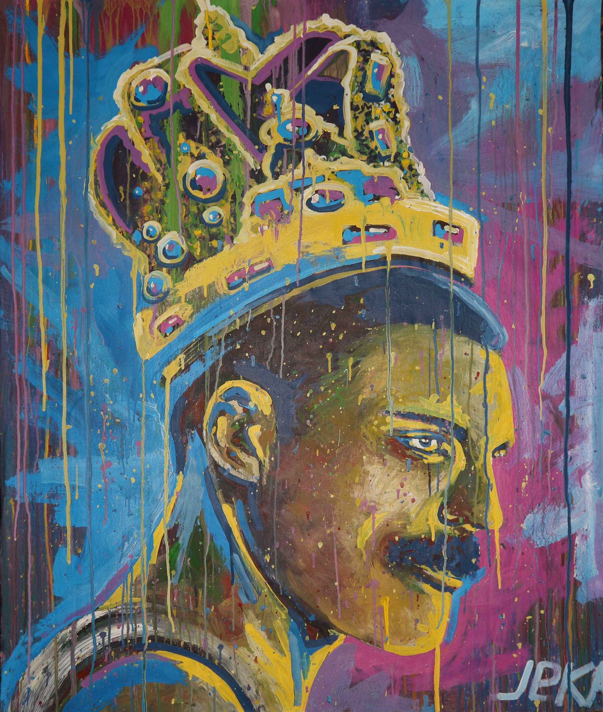 Freddie Mercury. - My, Freddie Mercury, Art, Drawing, Painting, Creation, Art