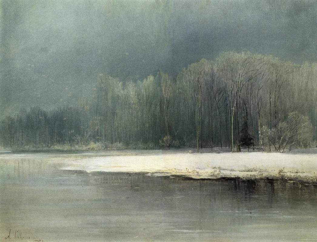 Artist Alexei Savrasov: winter landscape - Artist, Painting, Winter, Yandex Zen, Longpost, Alexey Savrasov