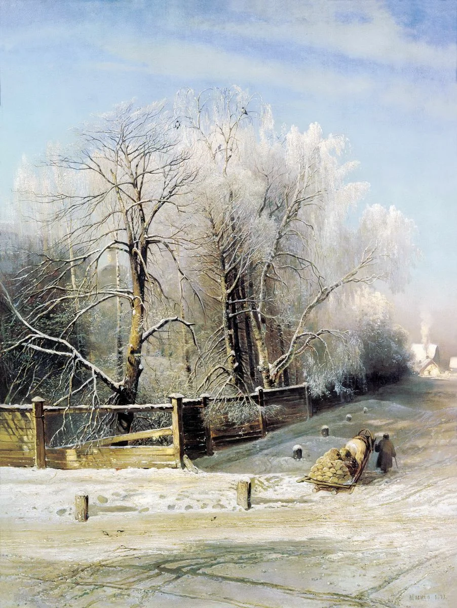 Artist Alexei Savrasov: winter landscape - Artist, Painting, Winter, Yandex Zen, Longpost, Alexey Savrasov