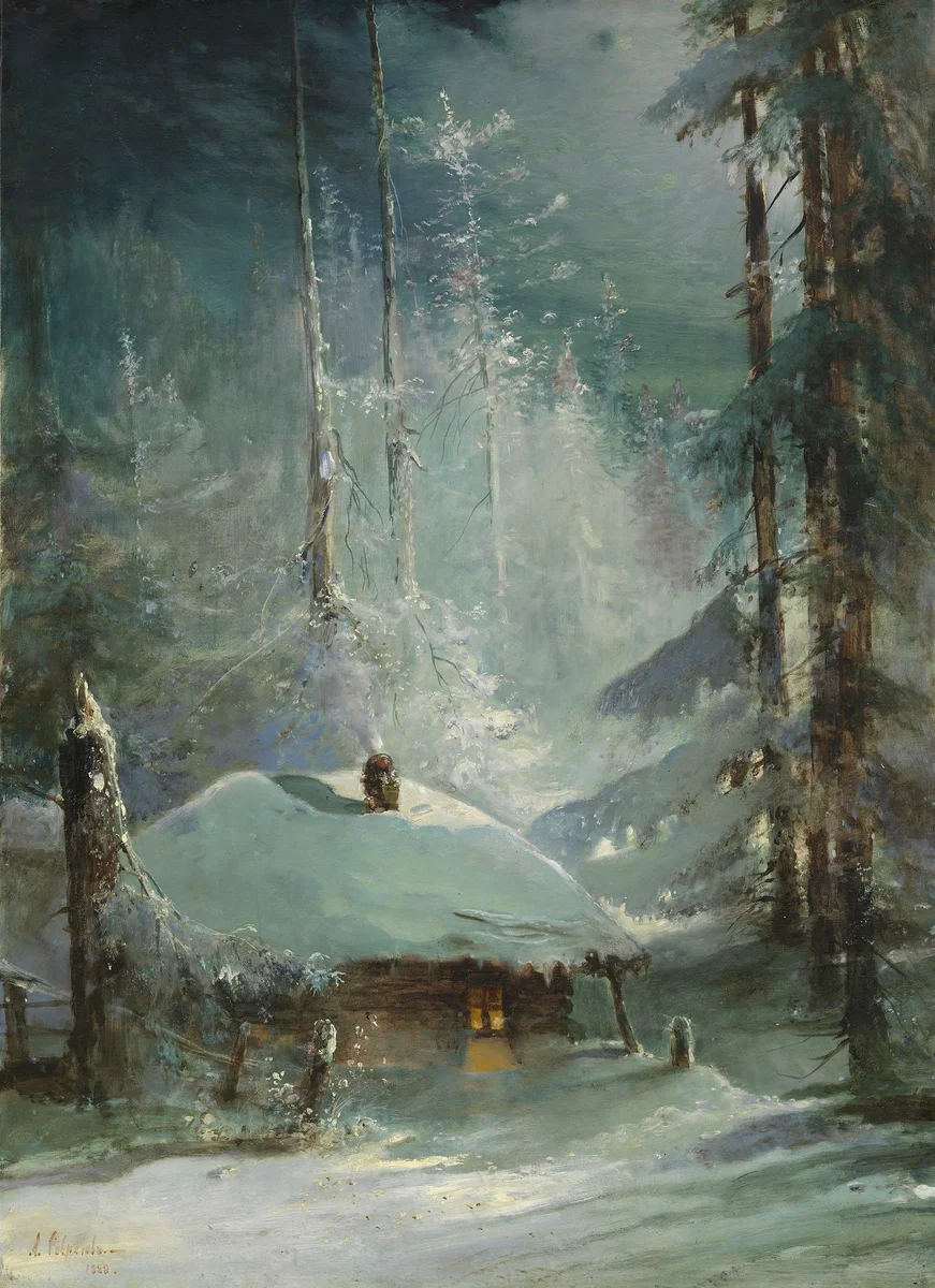 Artist Alexei Savrasov: winter landscape - Artist, Painting, Winter, Yandex Zen, Longpost, Alexey Savrasov