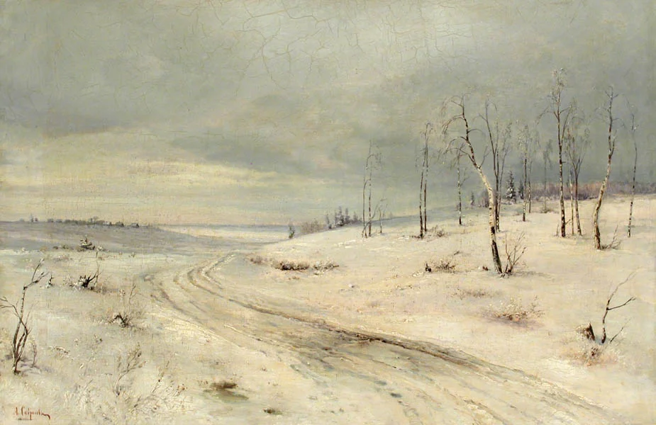 Artist Alexei Savrasov: winter landscape - Artist, Painting, Winter, Yandex Zen, Longpost, Alexey Savrasov