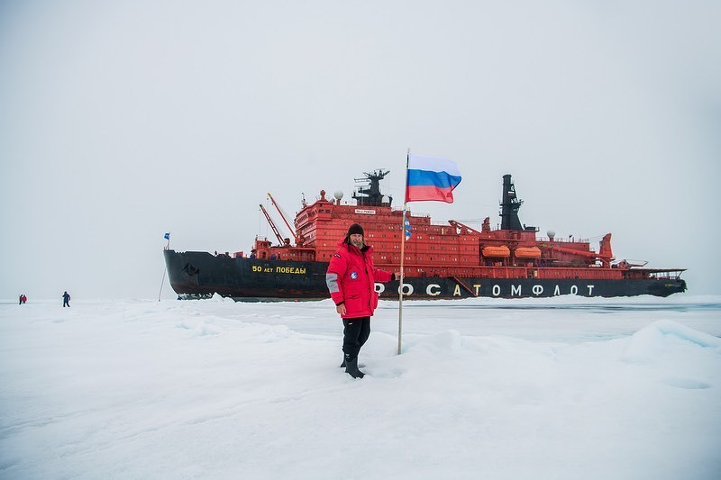 Fedor Konyukhov: a fresh lake is gradually forming around the tent, in fact, I am already in its center - Fedor konyukhov, Ecology, North Pole, Nature, The science, Video, Longpost