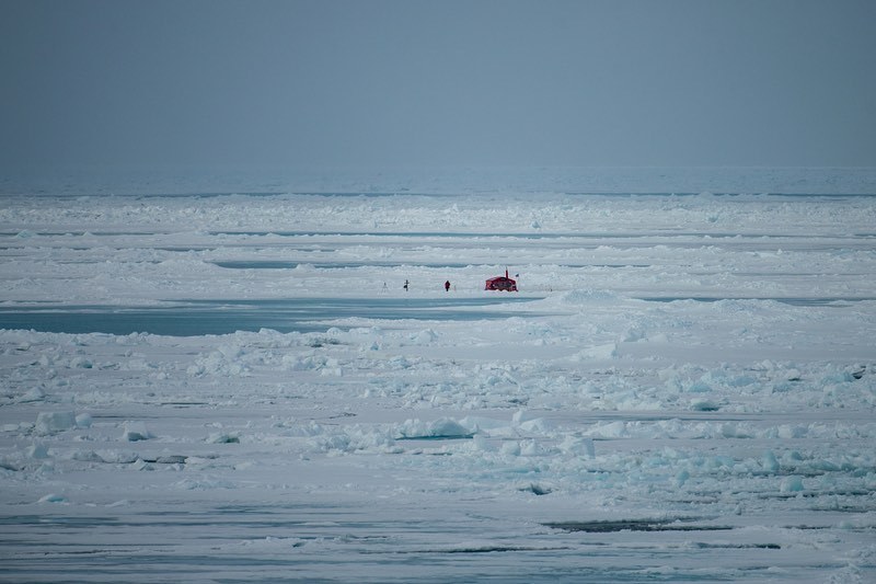 Fedor Konyukhov: a fresh lake is gradually forming around the tent, in fact, I am already in its center - Fedor konyukhov, Ecology, North Pole, Nature, The science, Video, Longpost