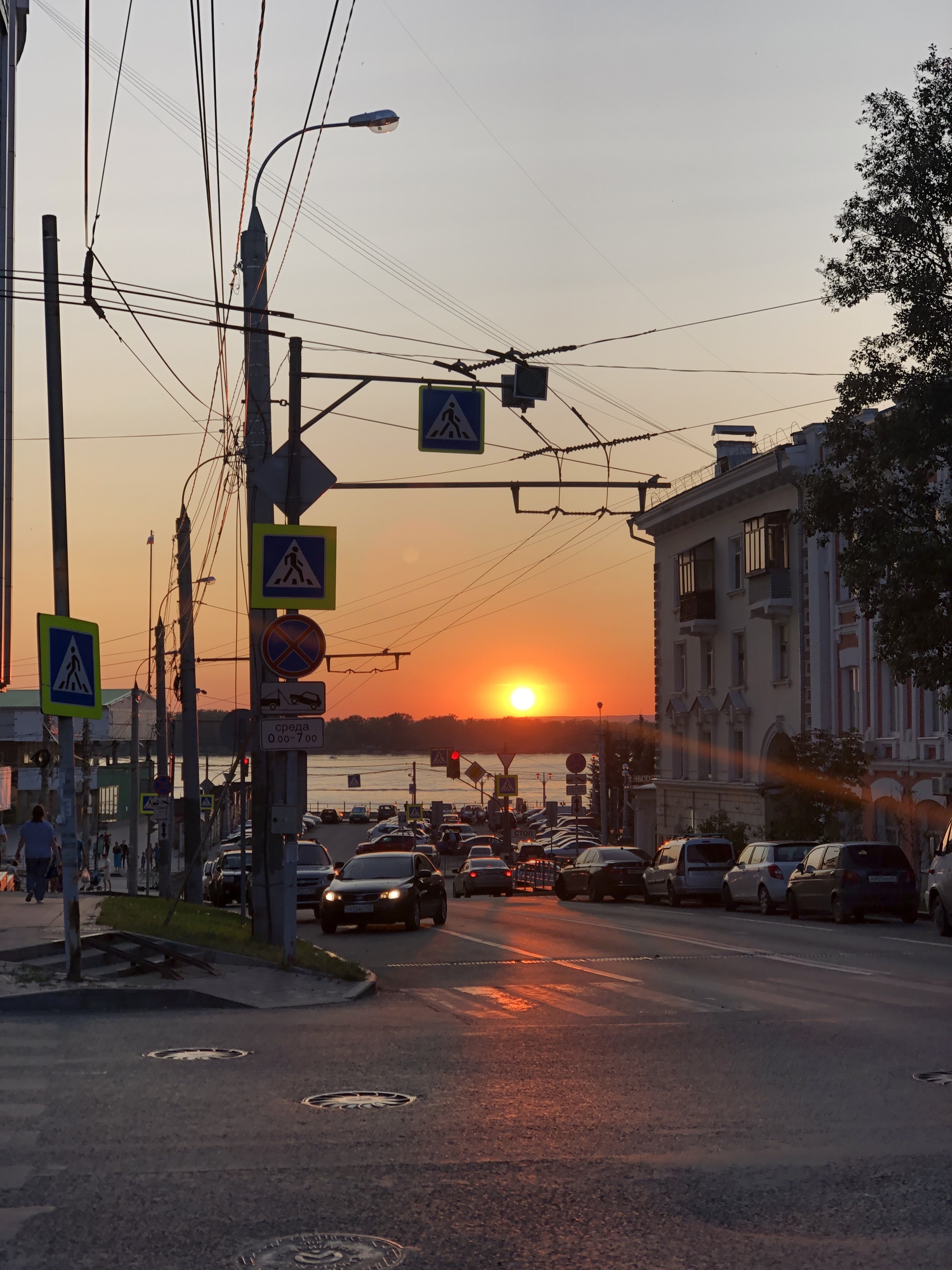 Закат. Самара - Моё, Фотография, Мобильная фотография, Закат, Самара