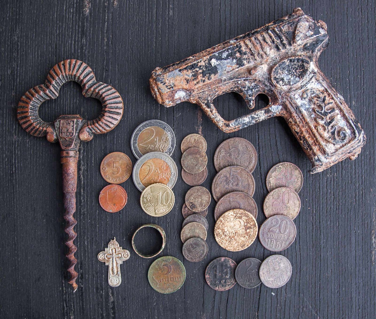 Summer is the time for instrumental search by the sea - My, Longpost, Find, Digger, Silver, Lithuania, Latvia, Story, Coin, Instrument search