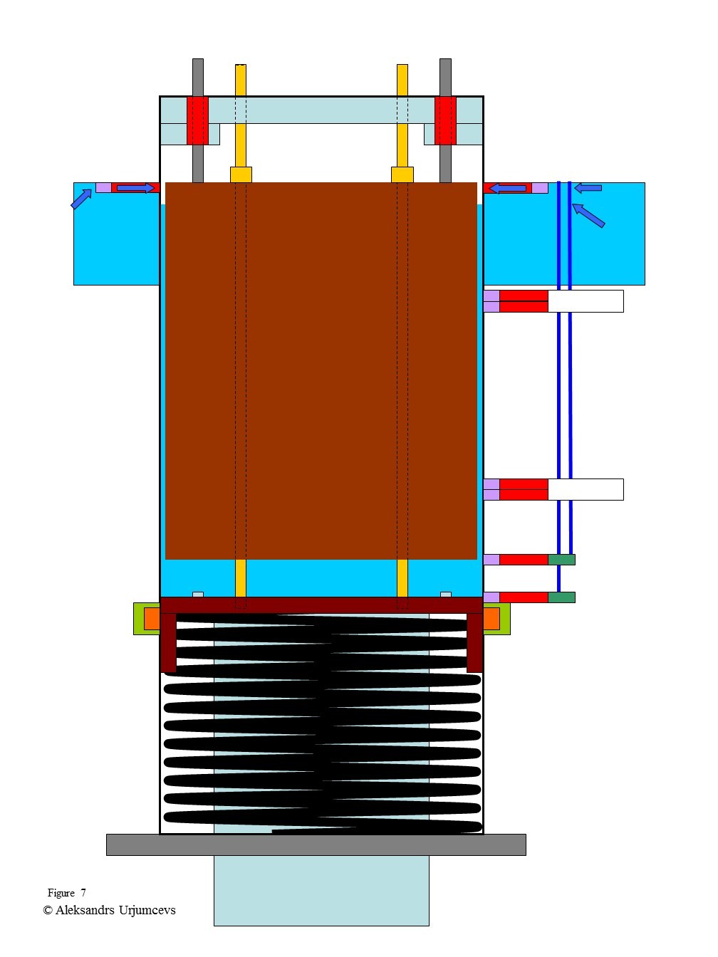 Hydrostatic hydroelectric power plant with a large float inside. - My, The science, Physics, Mechanics, Electricity, Energy, Energy, Hydrostatics, Hydraulics, , Hydrodynamics, Progress, Inventions, Innovations, Technologies, Ecology, Future, Task, Question, Hydroelectric power station, Power station, Engine, Video, Longpost