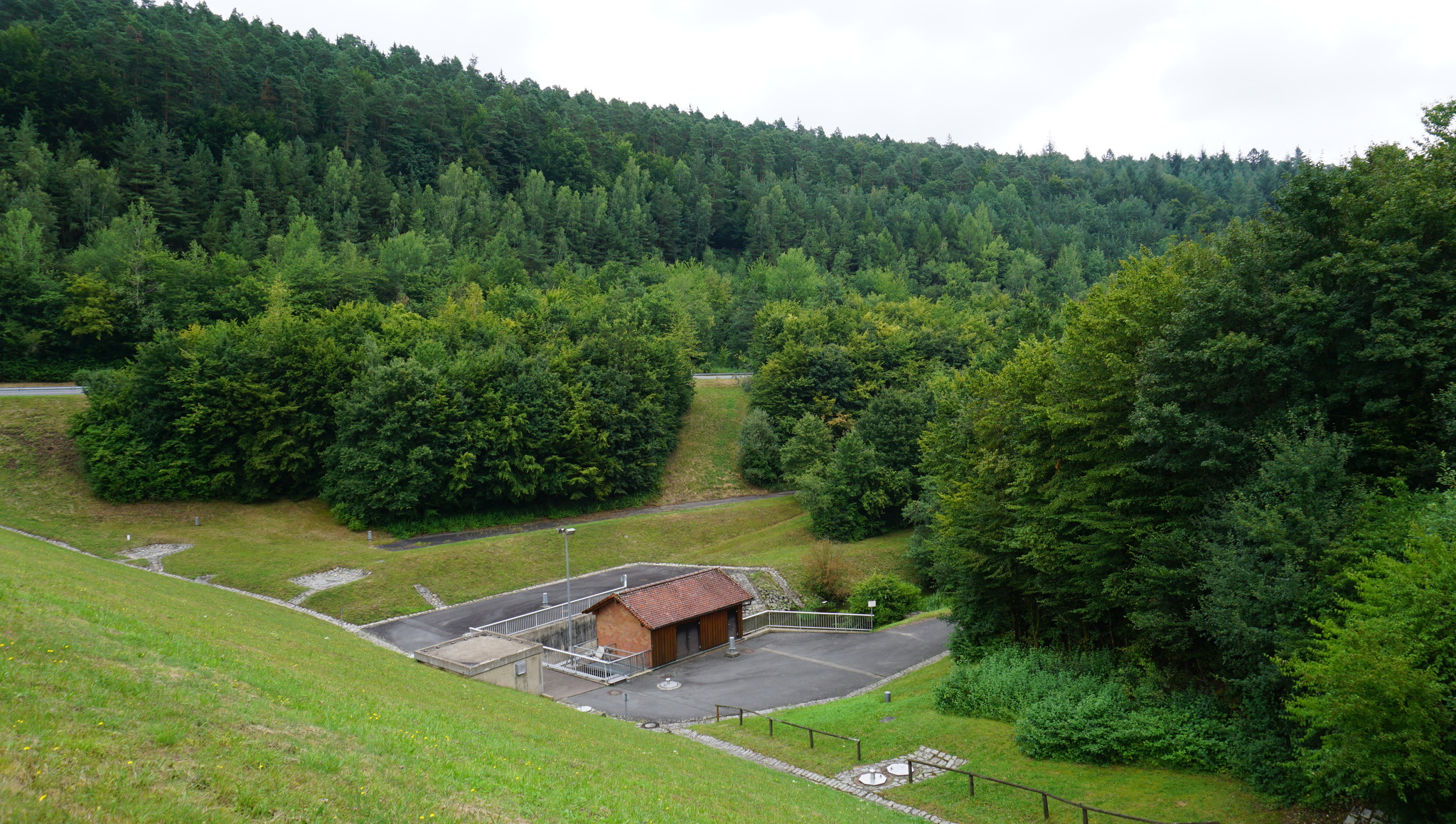 Odenwald Hills, Hesse, Germany - My, The photo, The hills, Summer, Germany, Lake, Landscape, Longpost