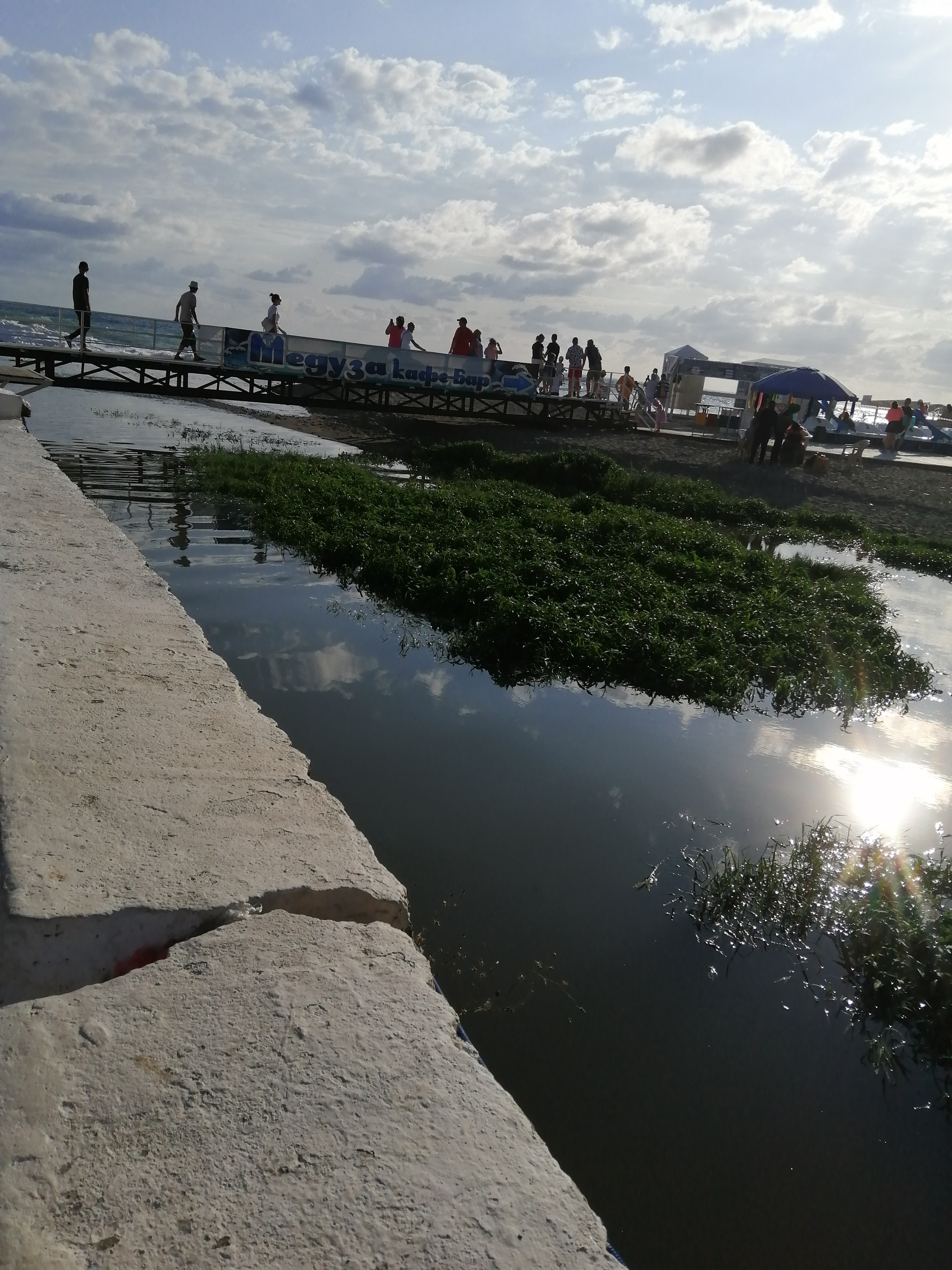 Response to the post “Another state of emergency in Anapa. Break through the discharge of sewage waters near the shore  - My, Anapa, Vacation, Краснодарский Край, 2021, Negative, Reply to post, Longpost