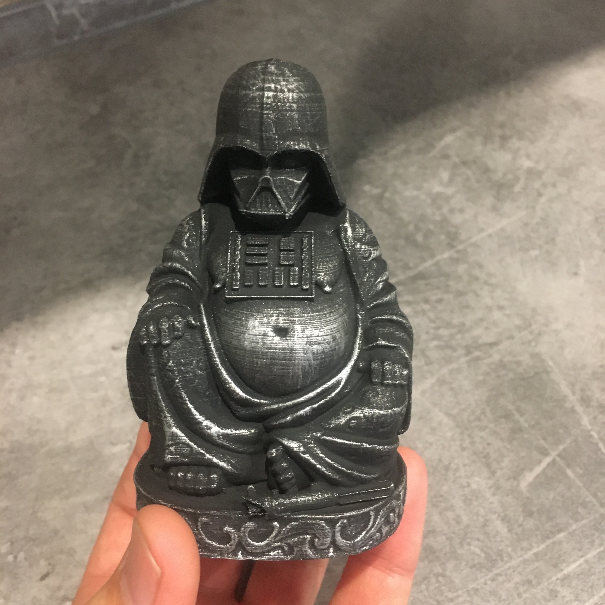 Buddha - Dark Lord - My, Darth vader, Star Wars, With your own hands, Longpost