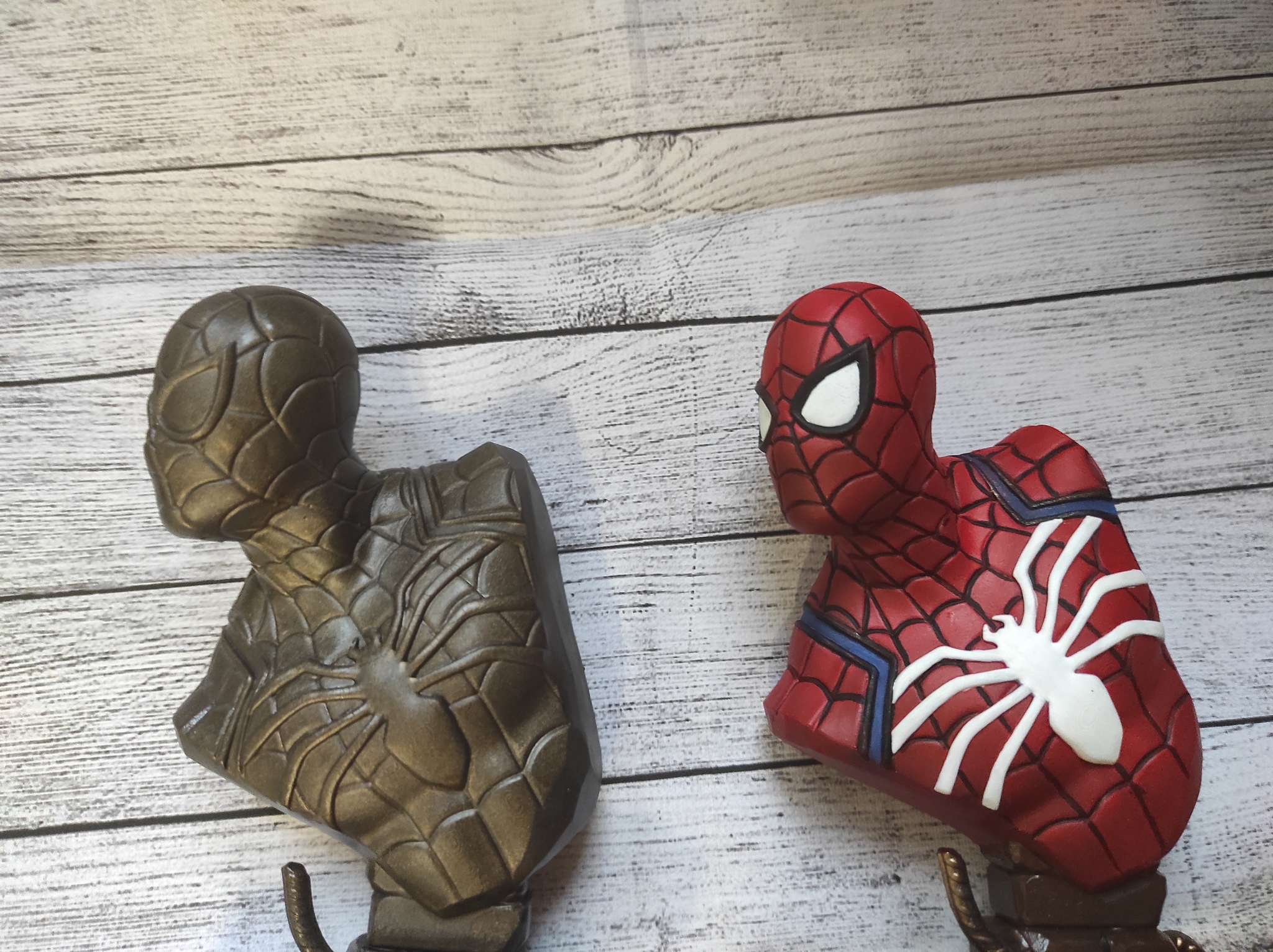 Bust of spider man - My, 3D печать, 3D printer, Anycubic, Photon, Spiderman, Longpost