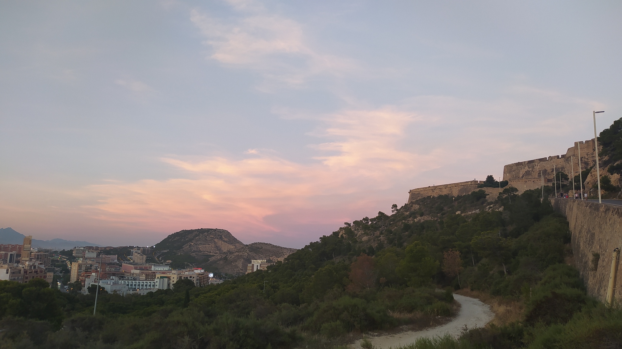 Spain, Alicante, Santa Barbara fortress and view from it - My, Spain, The photo, Fortress, Travels, The mountains, The park, Alicante, Longpost