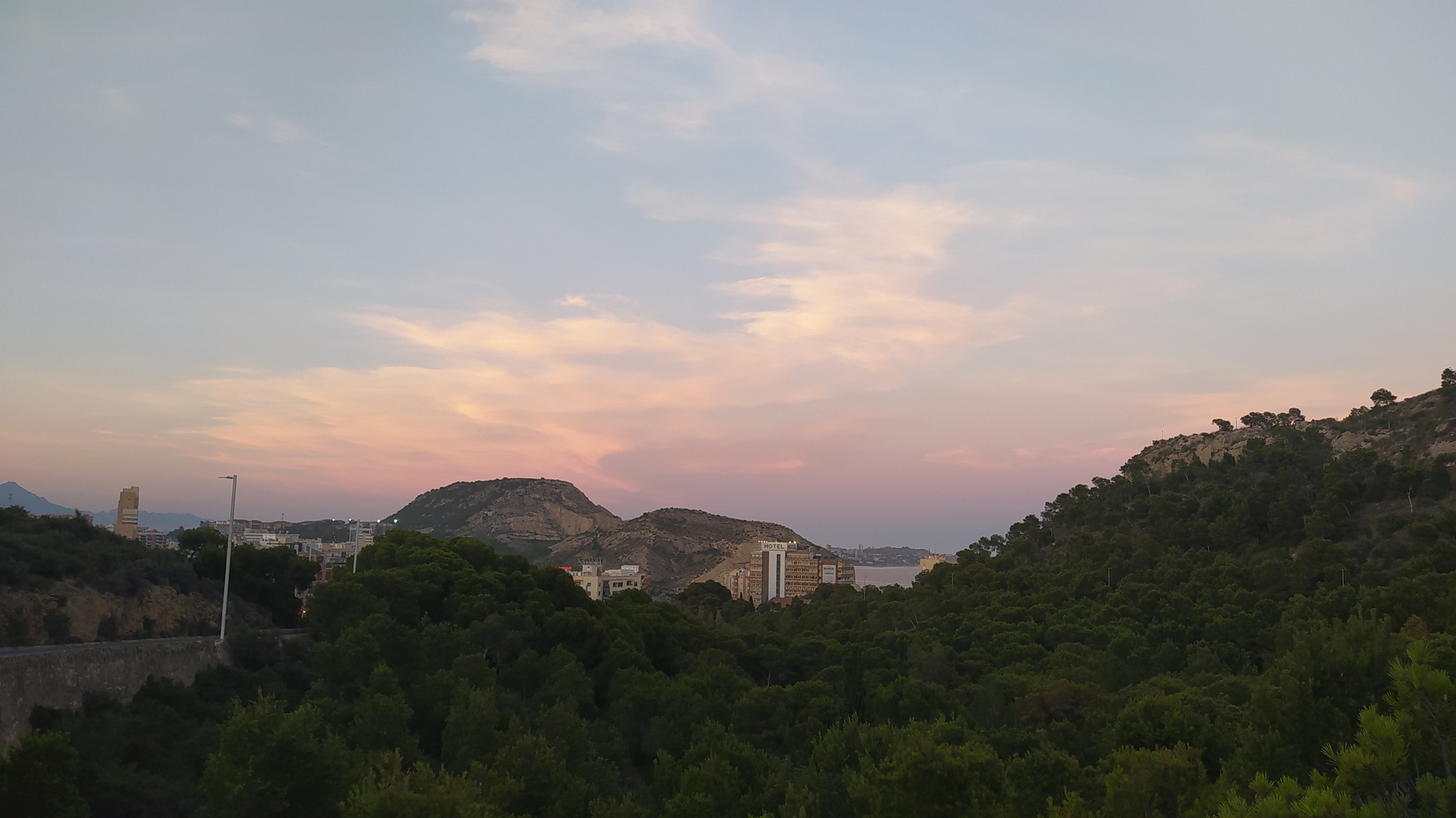 Spain, Alicante, Santa Barbara fortress and view from it - My, Spain, The photo, Fortress, Travels, The mountains, The park, Alicante, Longpost